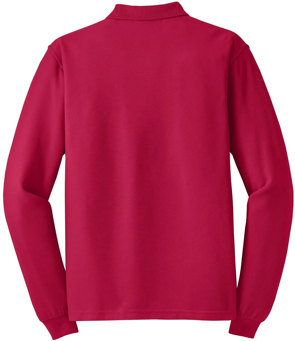 Port Authority Silk Touch Long Sleeve Polo