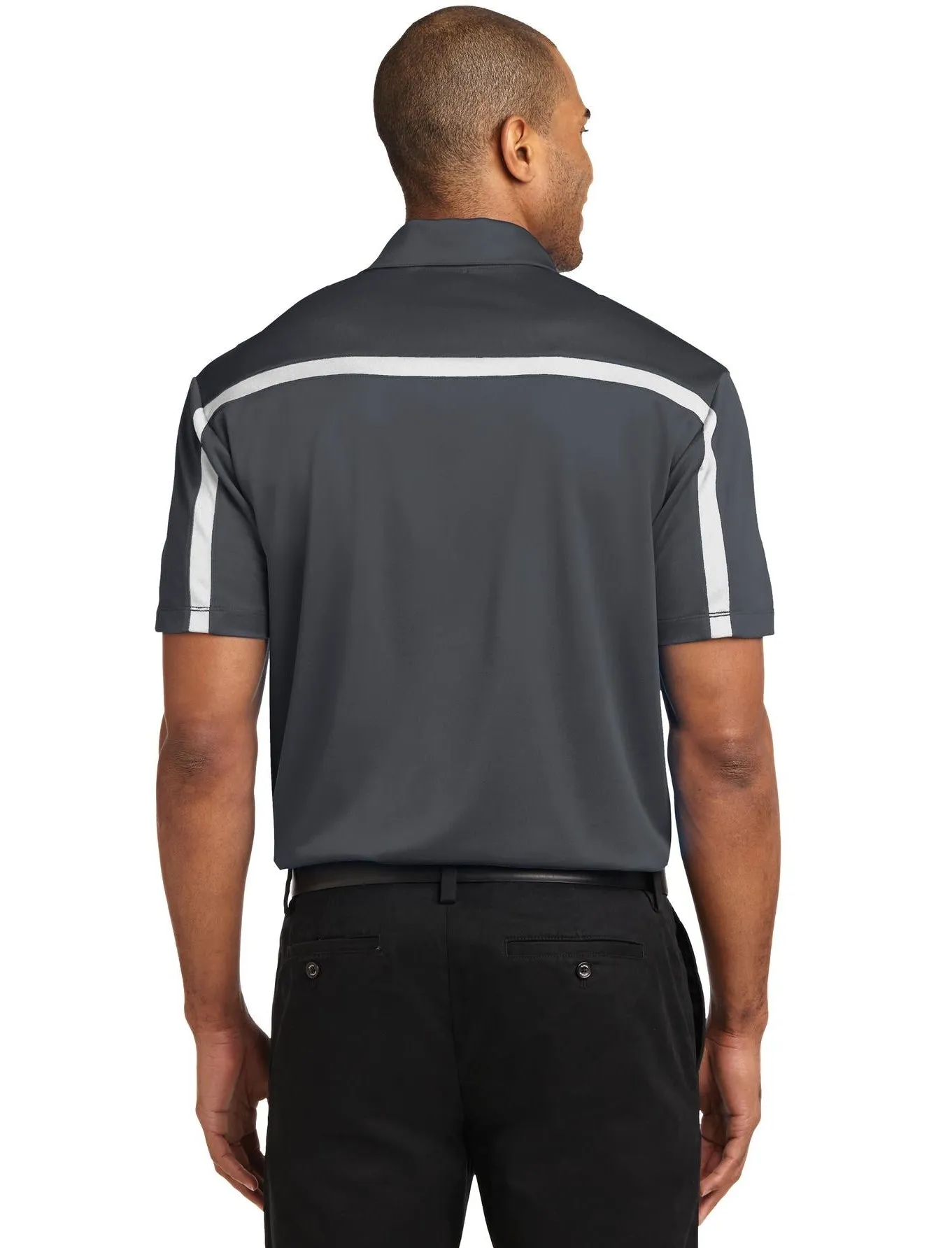 Port Authority Silk Touch Performance Colorblock Stripe