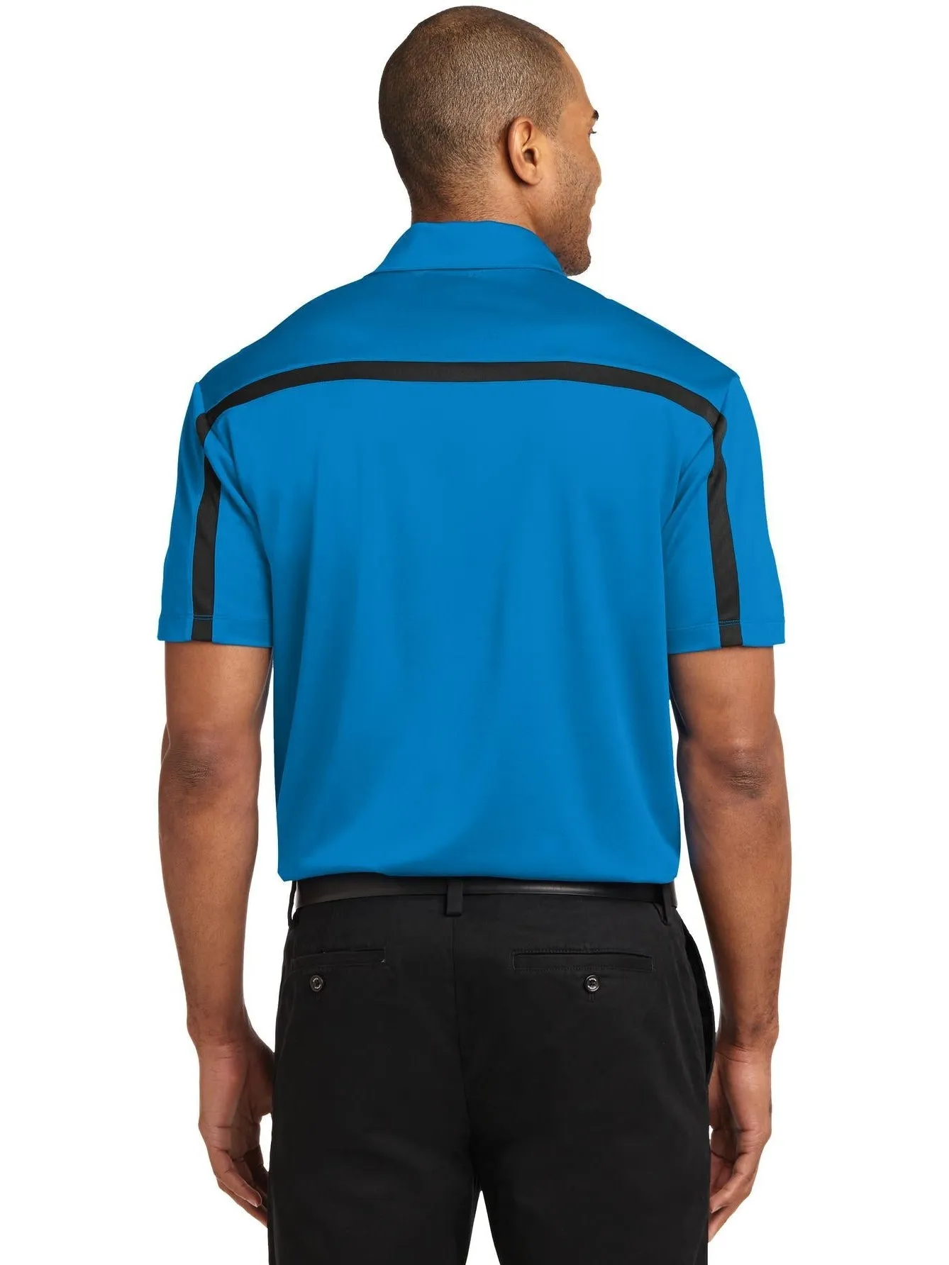 Port Authority Silk Touch Performance Colorblock Stripe