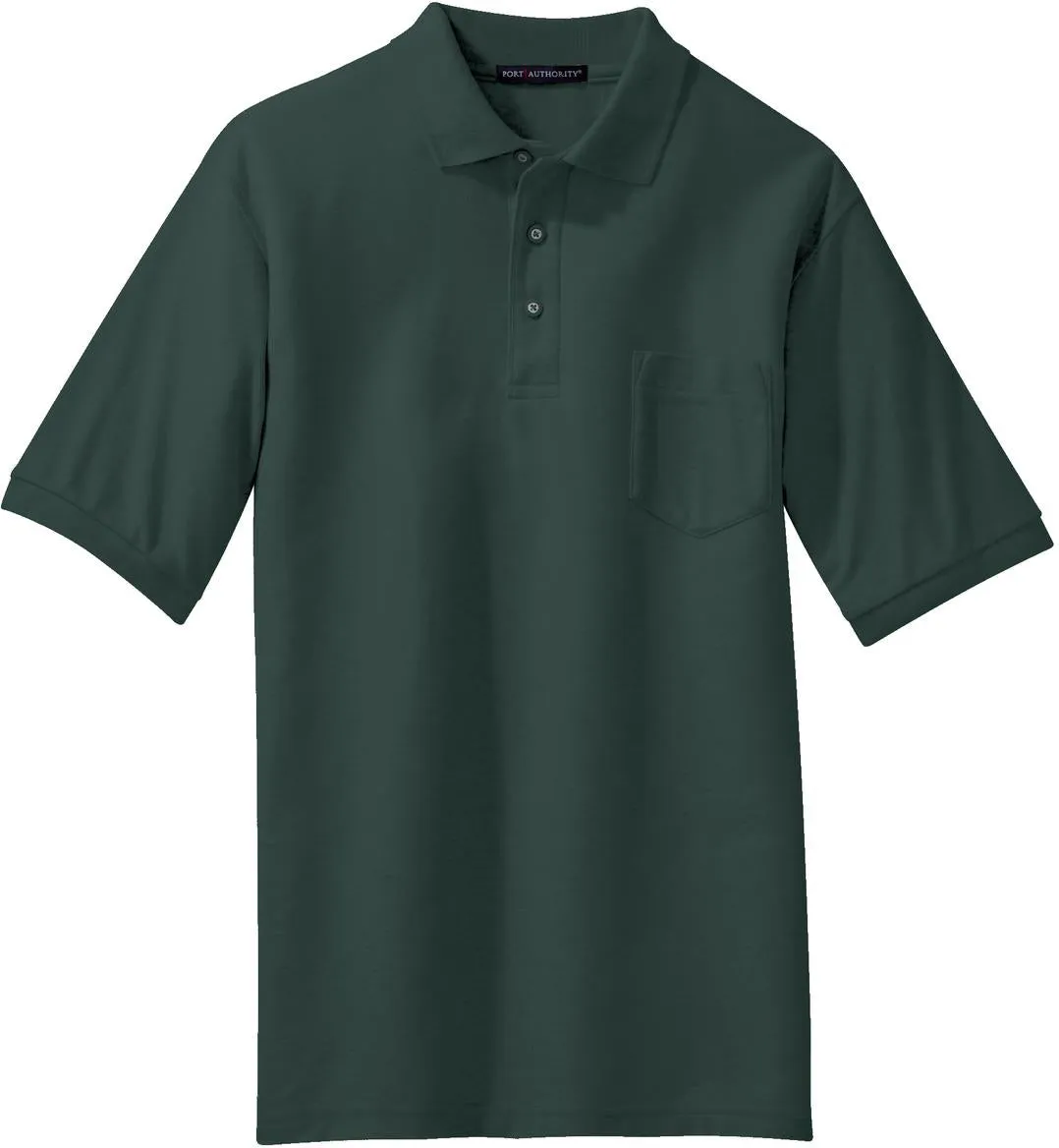 Port Authority Silk Touch Polo Shirt with Pocket