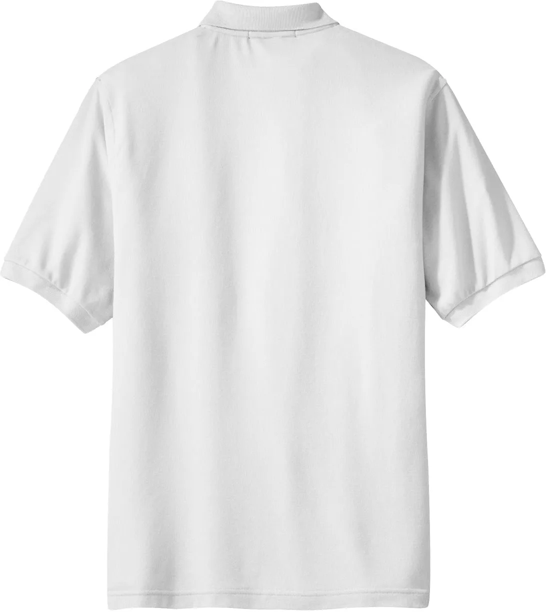 Port Authority Silk Touch Polo Shirt with Pocket