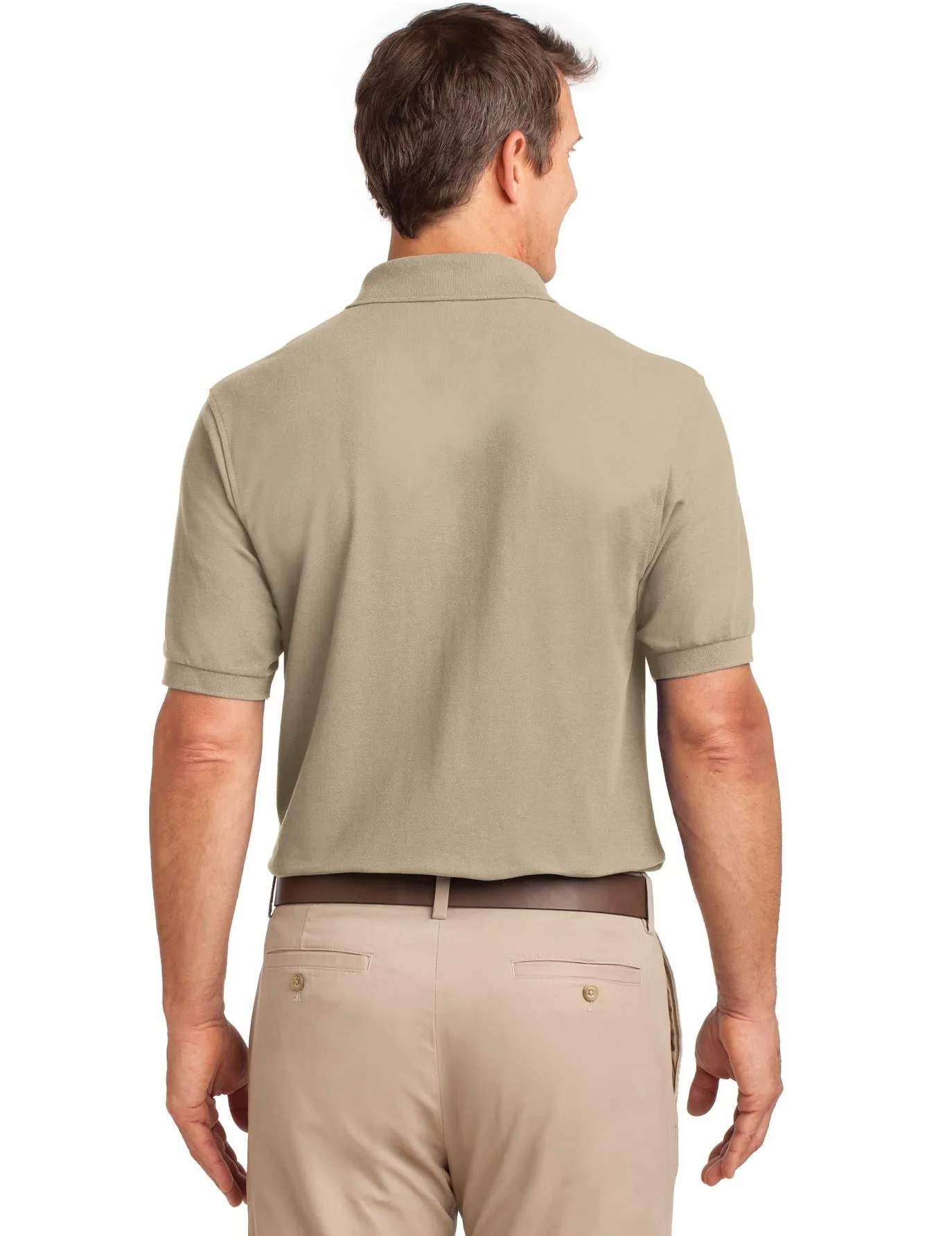 Port Authority Silk Touch Polo Shirt with Pocket