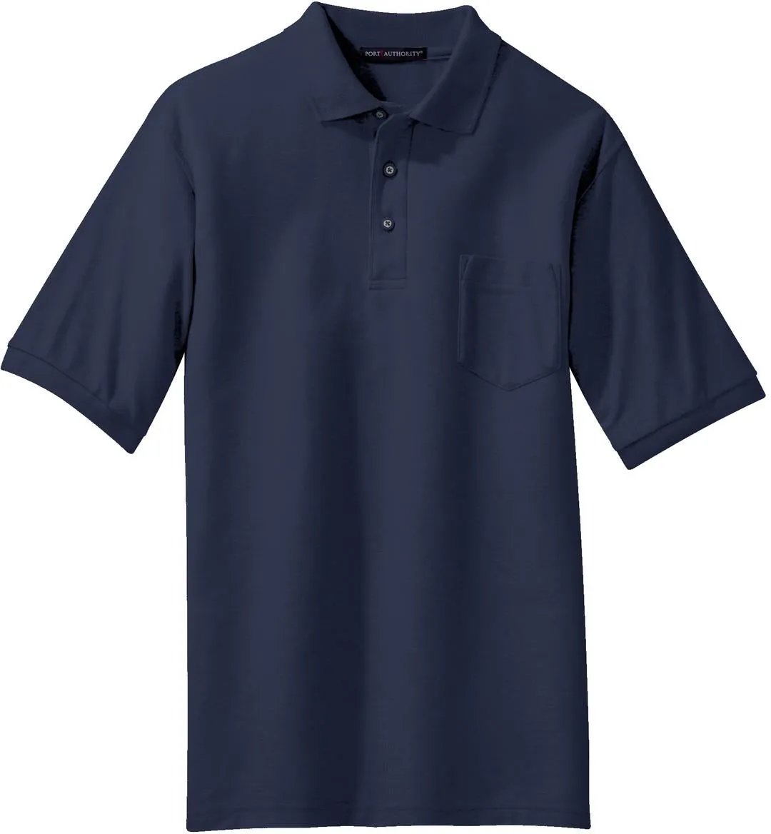 Port Authority Silk Touch Polo Shirt with Pocket