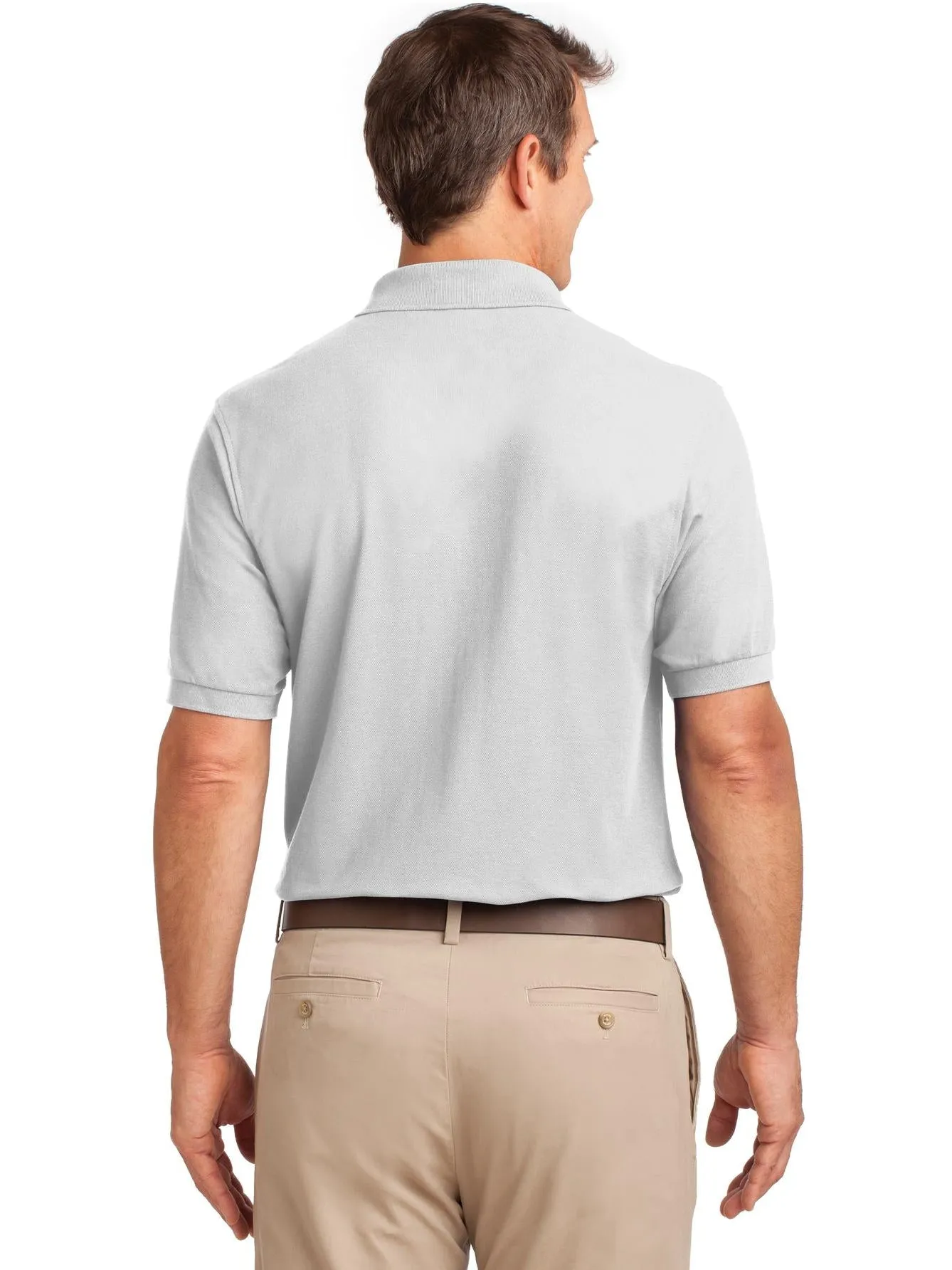 Port Authority Silk Touch Polo Shirt with Pocket