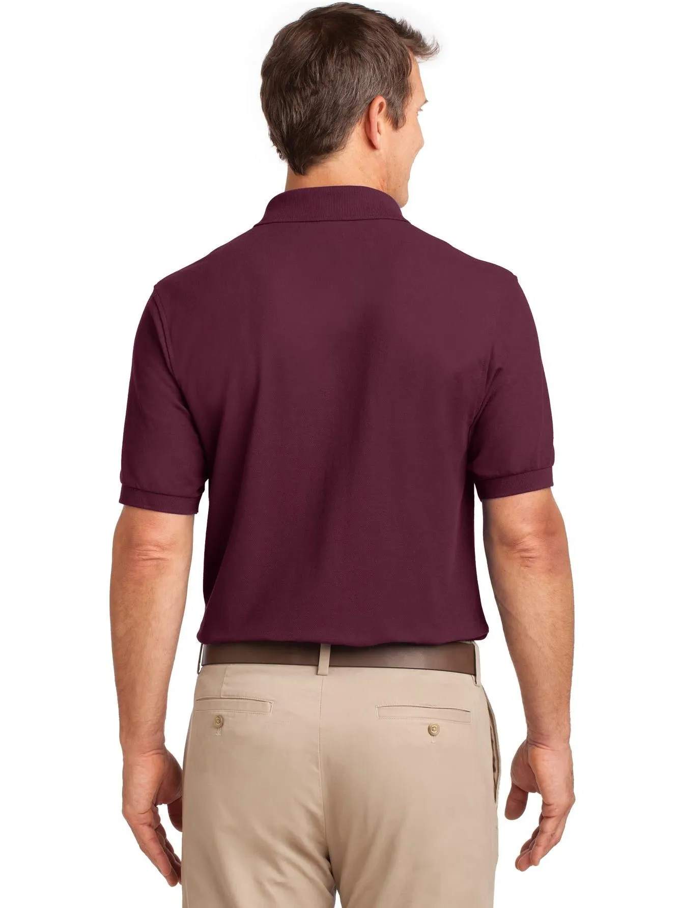 Port Authority Silk Touch Polo Shirt with Pocket