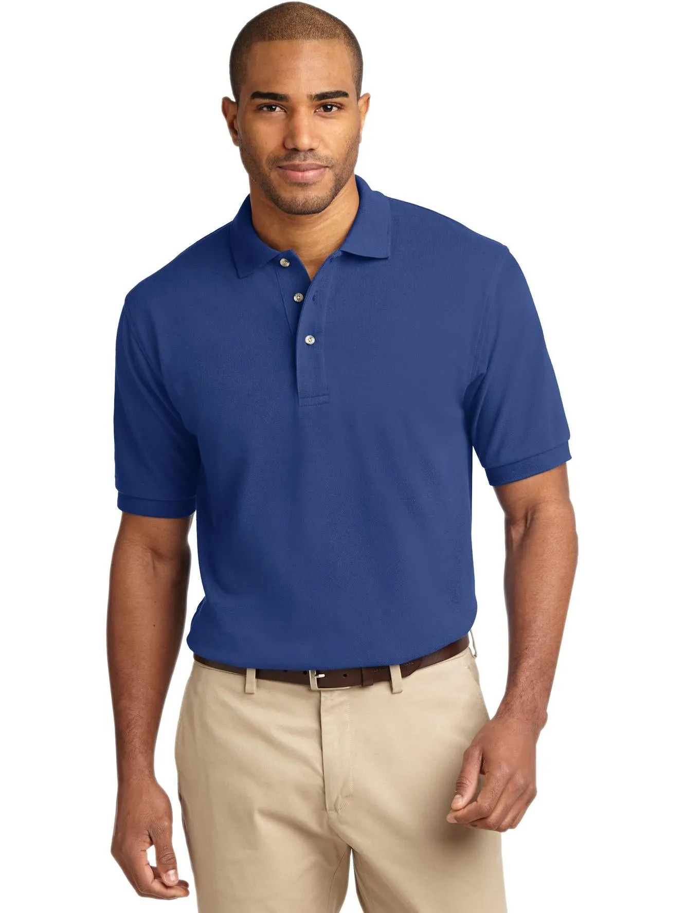 Port Authority Tall Pique Knit Polo Shirt