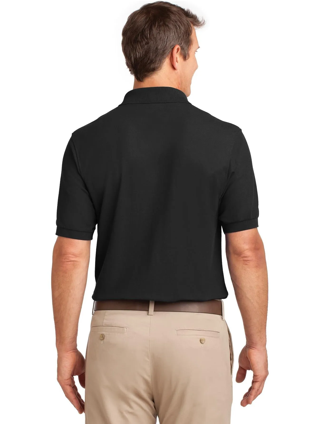 Port Authority Tall Silk Touch Polo with Pocket