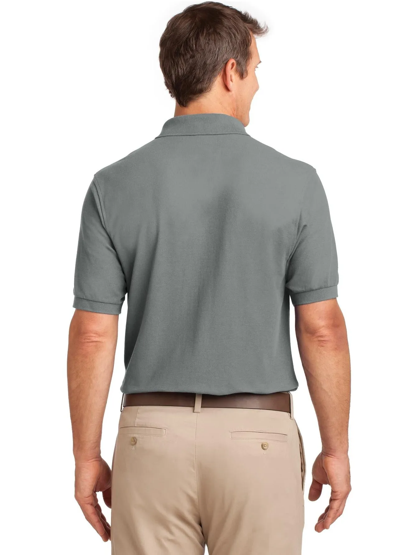 Port Authority Tall Silk Touch Polo with Pocket