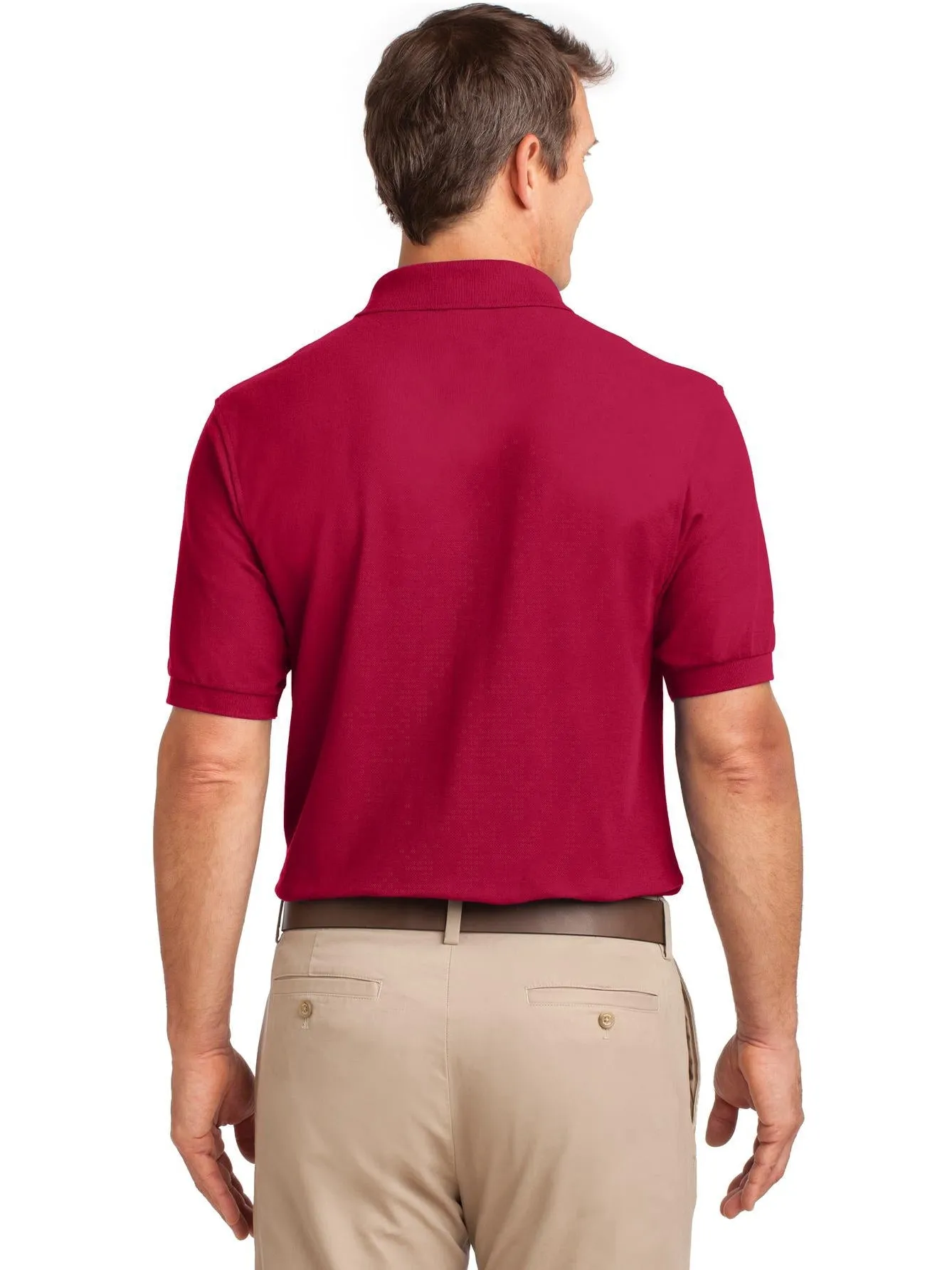 Port Authority Tall Silk Touch Polo with Pocket