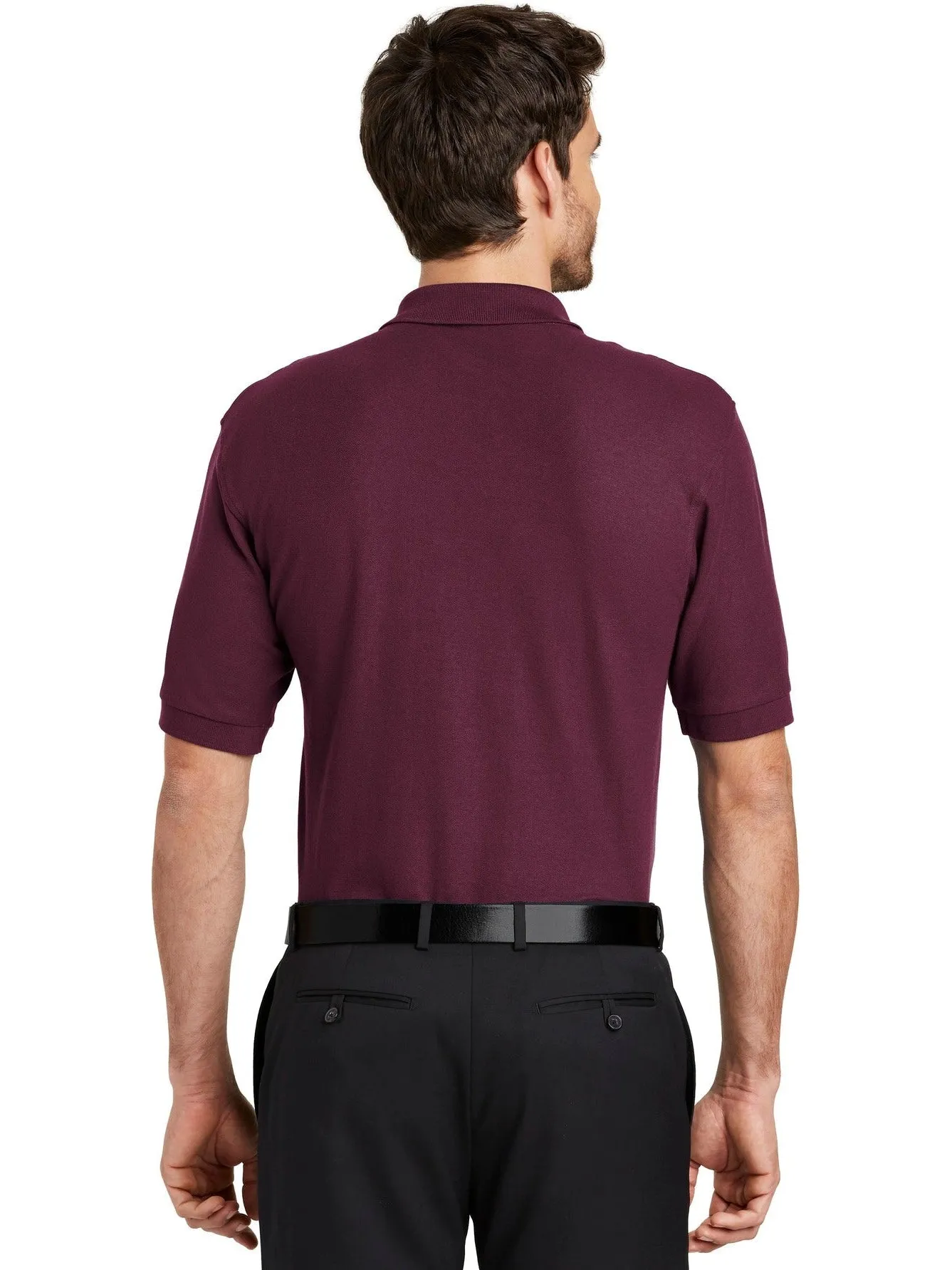 Port Authority Tall Silk Touch Polo with Pocket