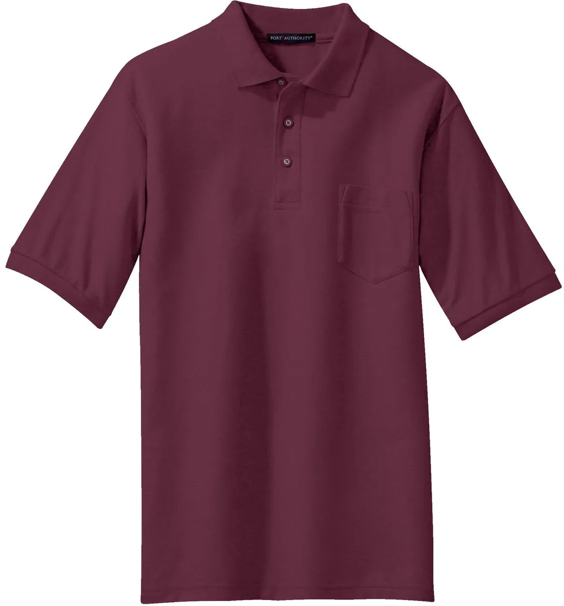 Port Authority Tall Silk Touch Polo with Pocket