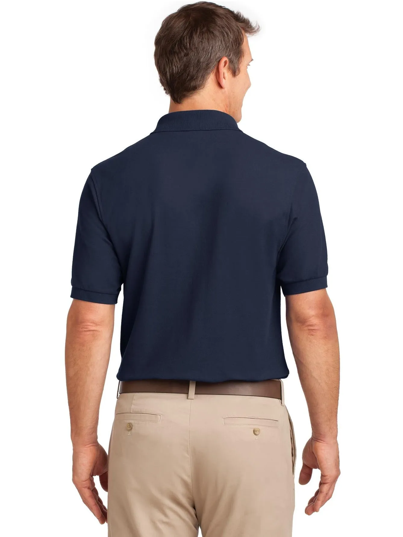 Port Authority Tall Silk Touch Polo with Pocket