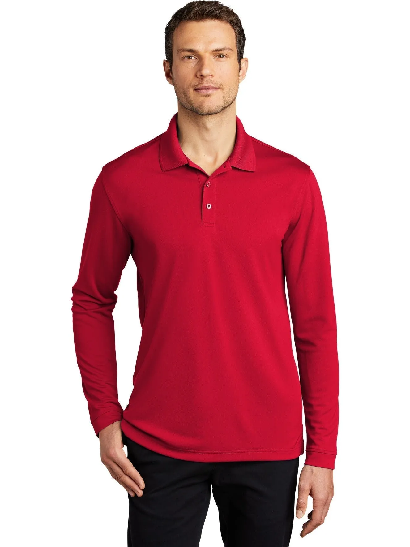 Port AuthorityDry ZoneUV Micro-Mesh Long Sleeve Polo