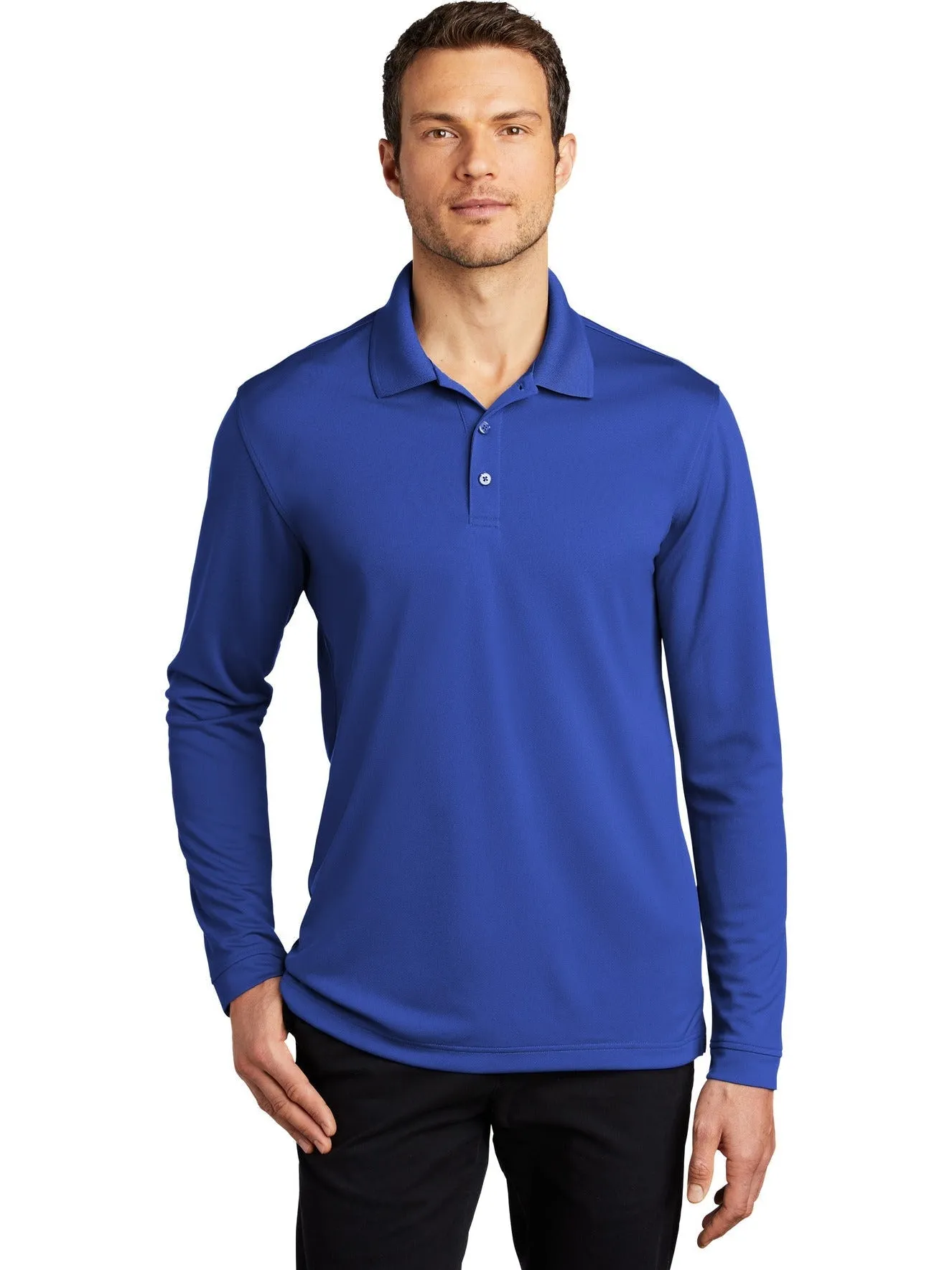 Port AuthorityDry ZoneUV Micro-Mesh Long Sleeve Polo