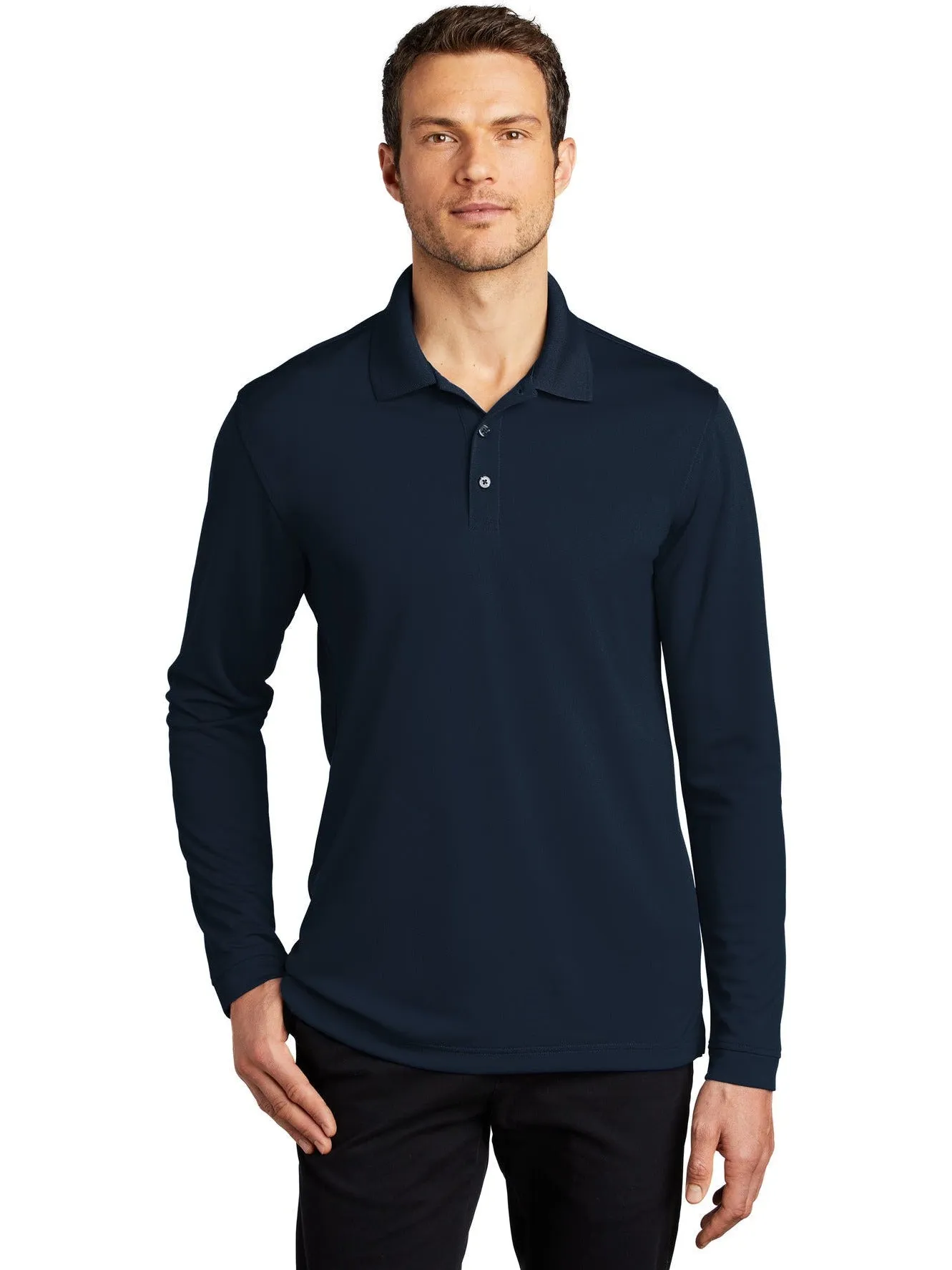 Port AuthorityDry ZoneUV Micro-Mesh Long Sleeve Polo