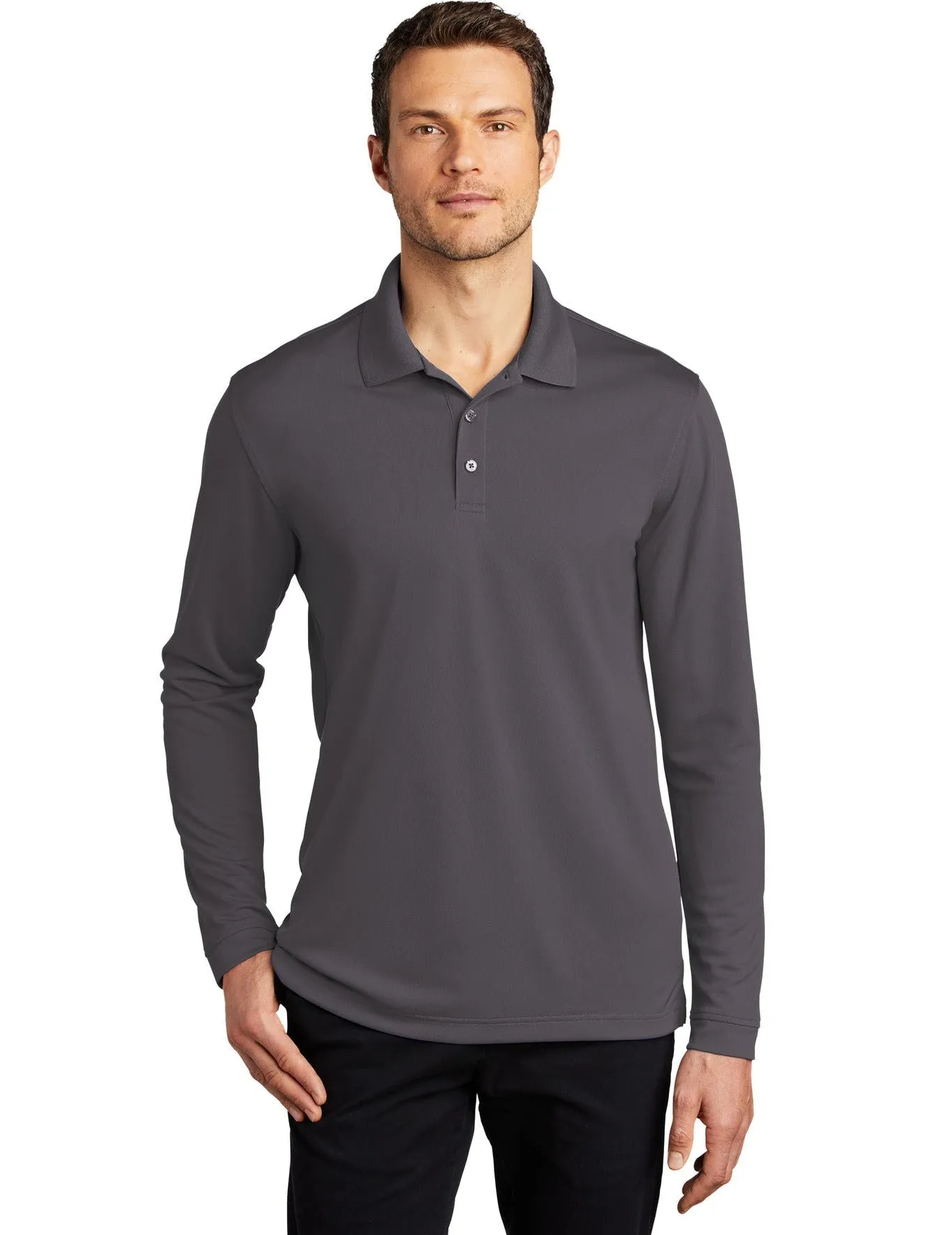Port AuthorityDry ZoneUV Micro-Mesh Long Sleeve Polo