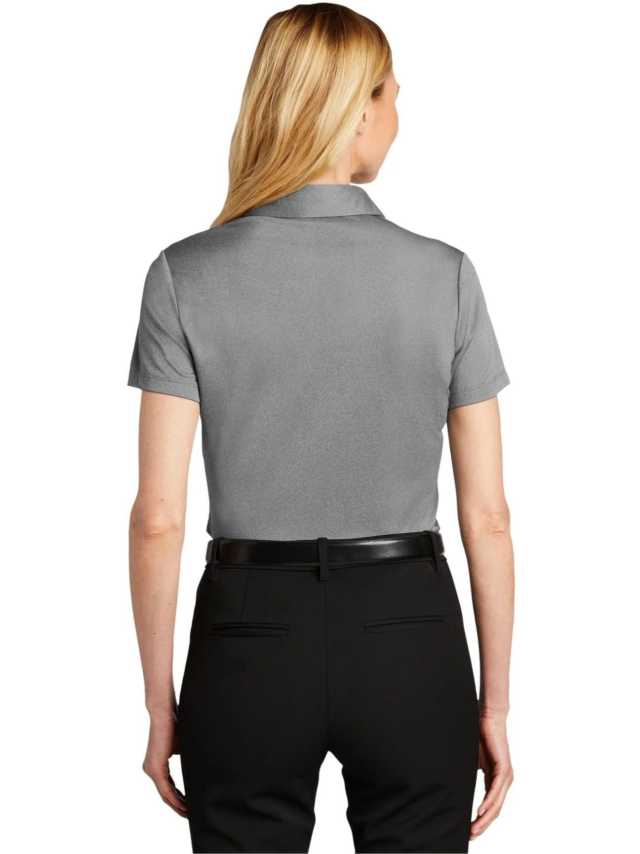 Port AuthorityLadies Heathered Silk TouchPerformance Polo