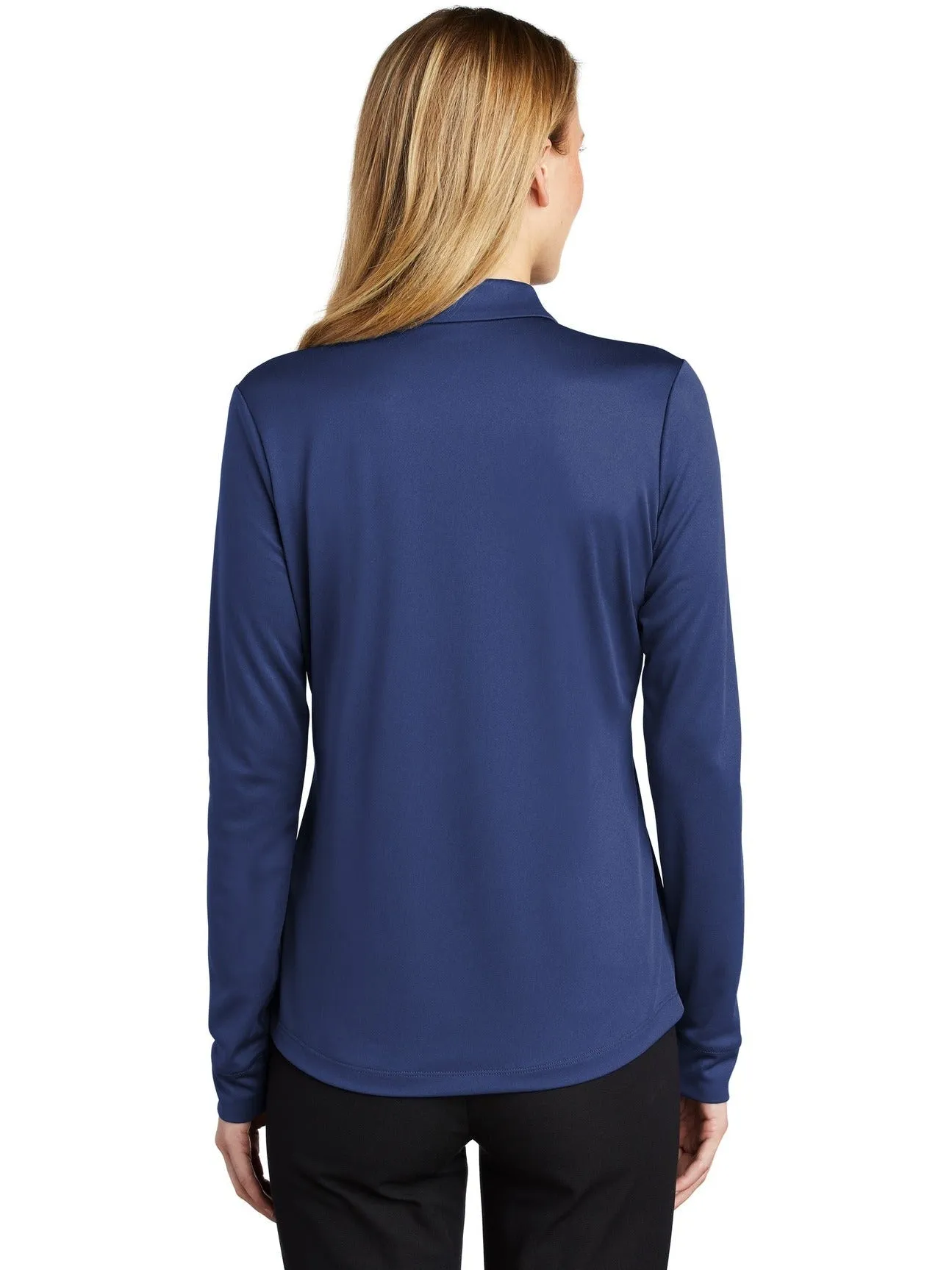 Port AuthorityLadies Silk Touch Performance Long Sleeve Polo