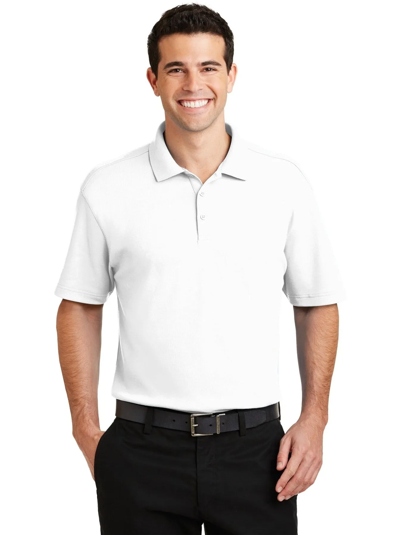 Port AuthoritySilk TouchInterlock Performance Polo