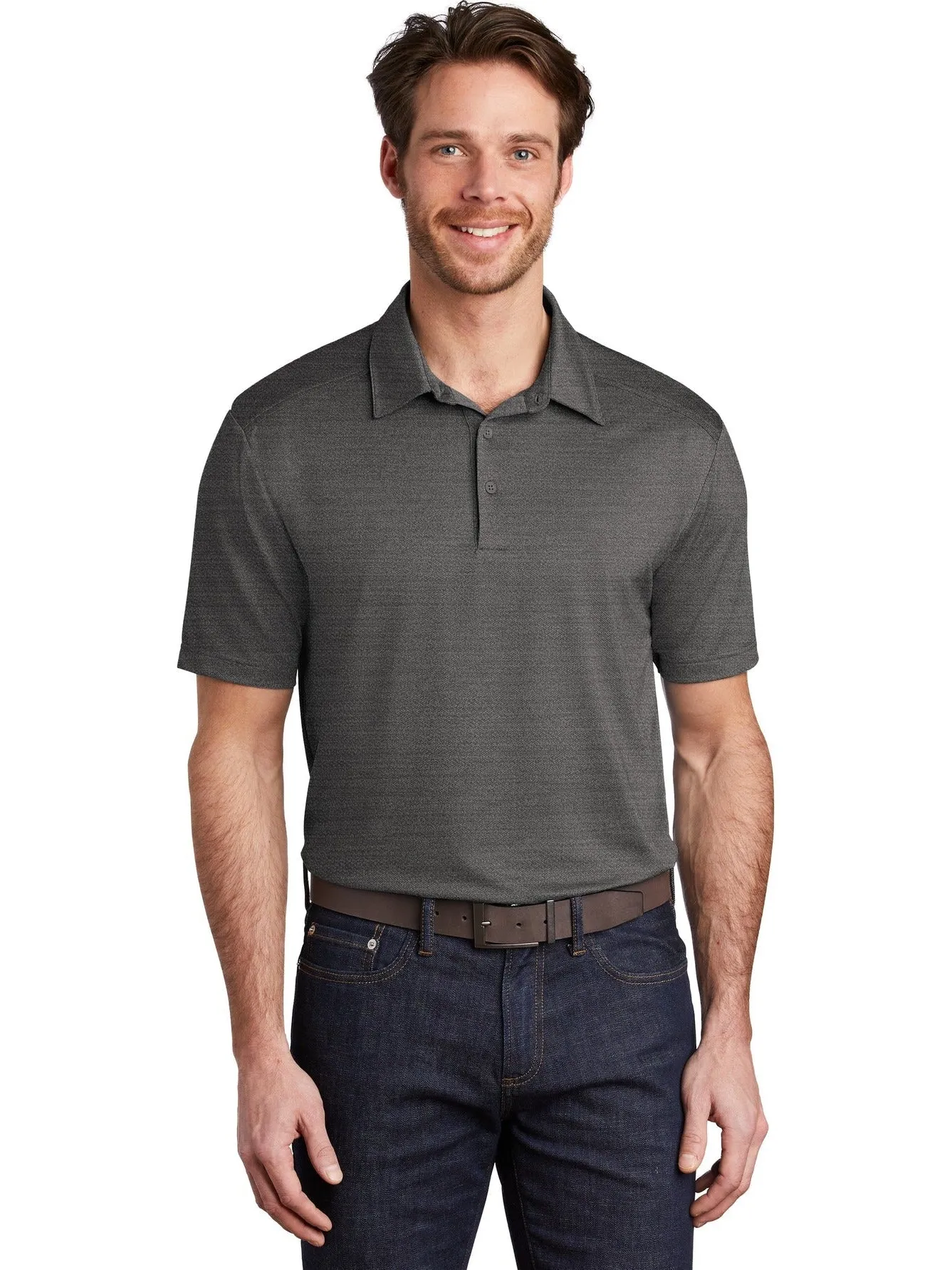 Port AuthorityStretch Heather Polo