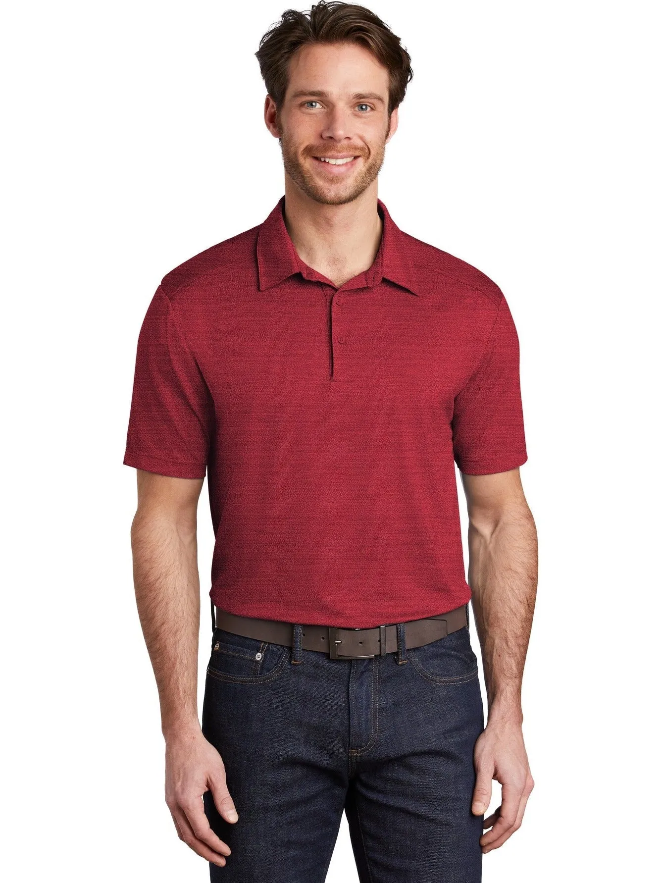 Port AuthorityStretch Heather Polo