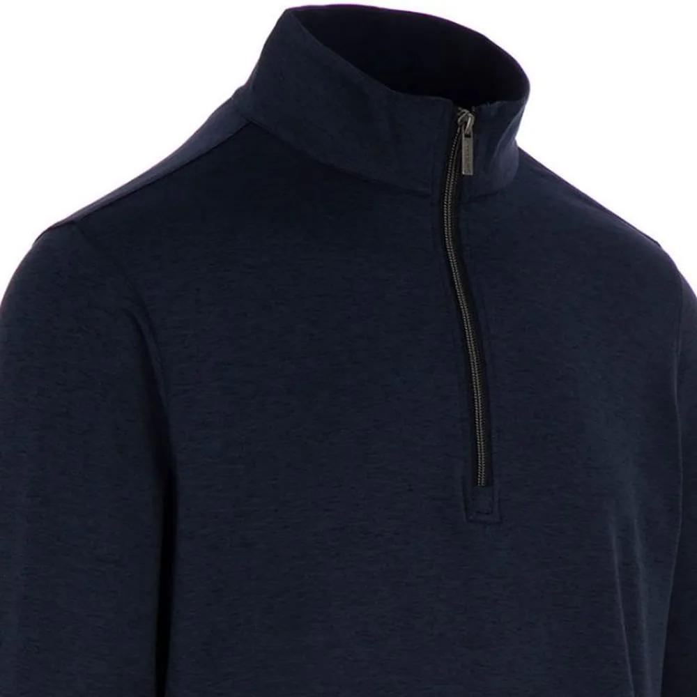 ProQuip Pro Tech Melange 1/2 Zip Pullover - Navy