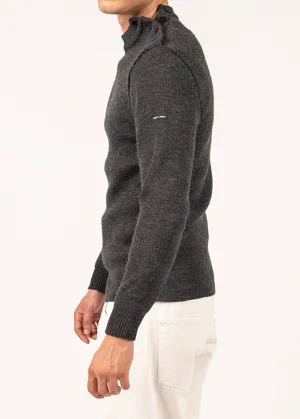Pull marin uni Matelot - coupe ajuste (GRIS)