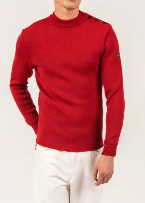 Pull marin uni Matelot - coupe ajuste (MEDOC)