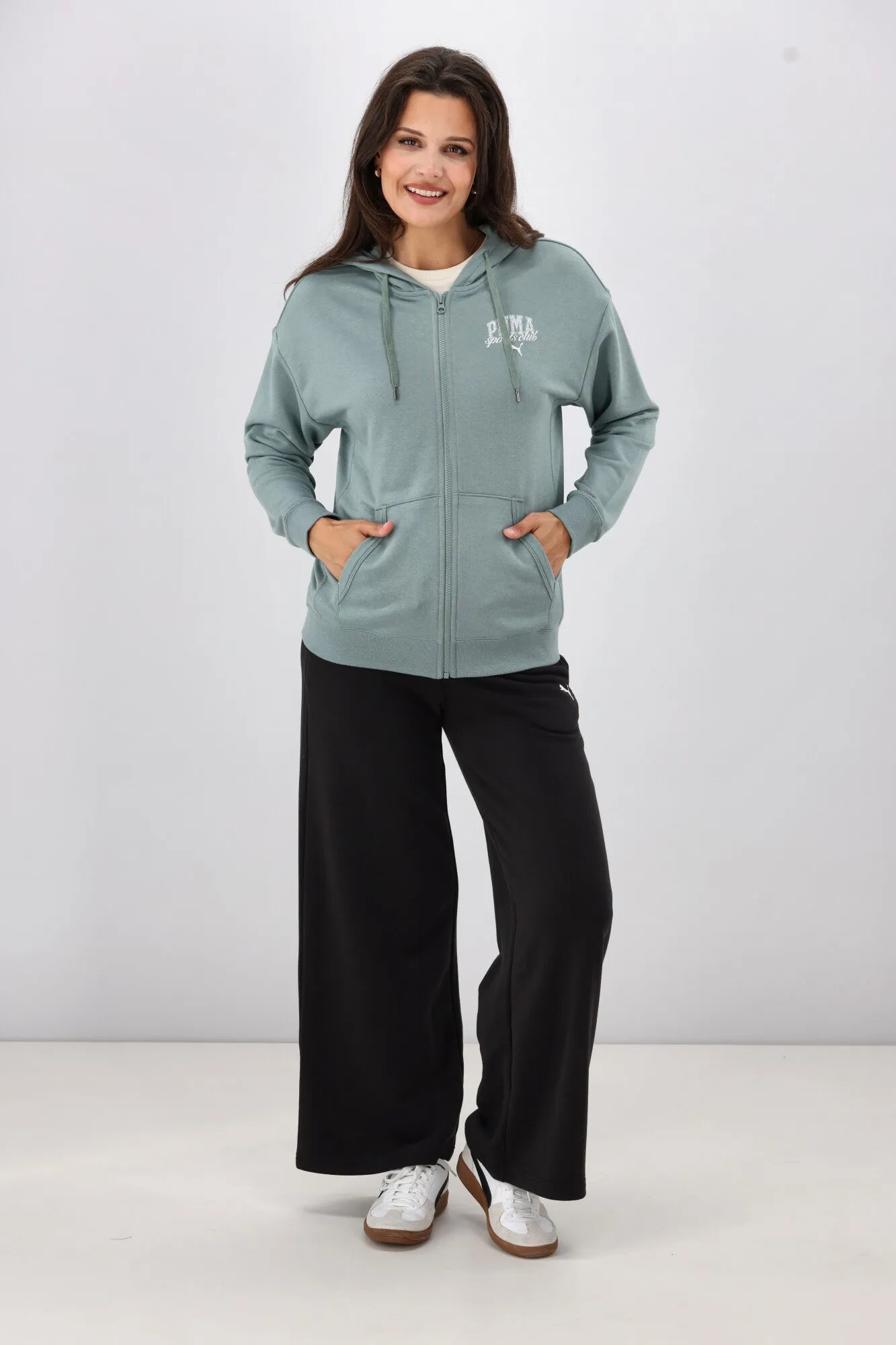 Puma CLASS Full- Zip Hoodie TR Green Moon
