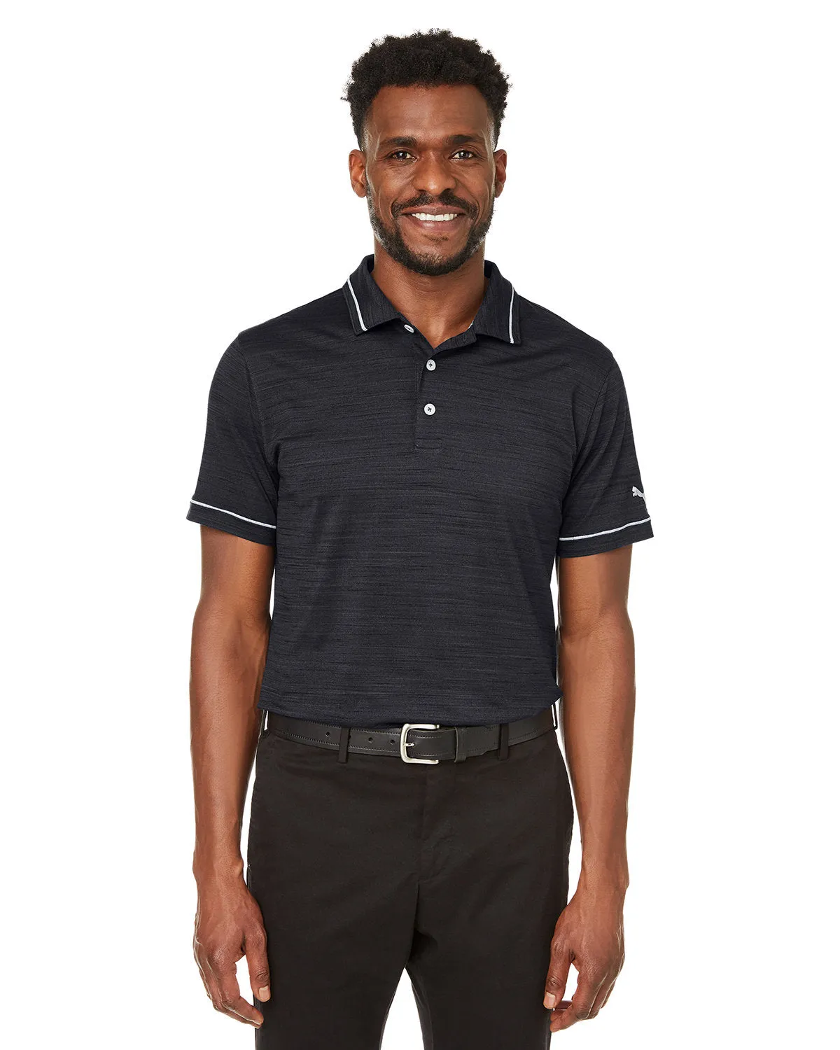 Puma Cloudspun Heather Monarch Polo