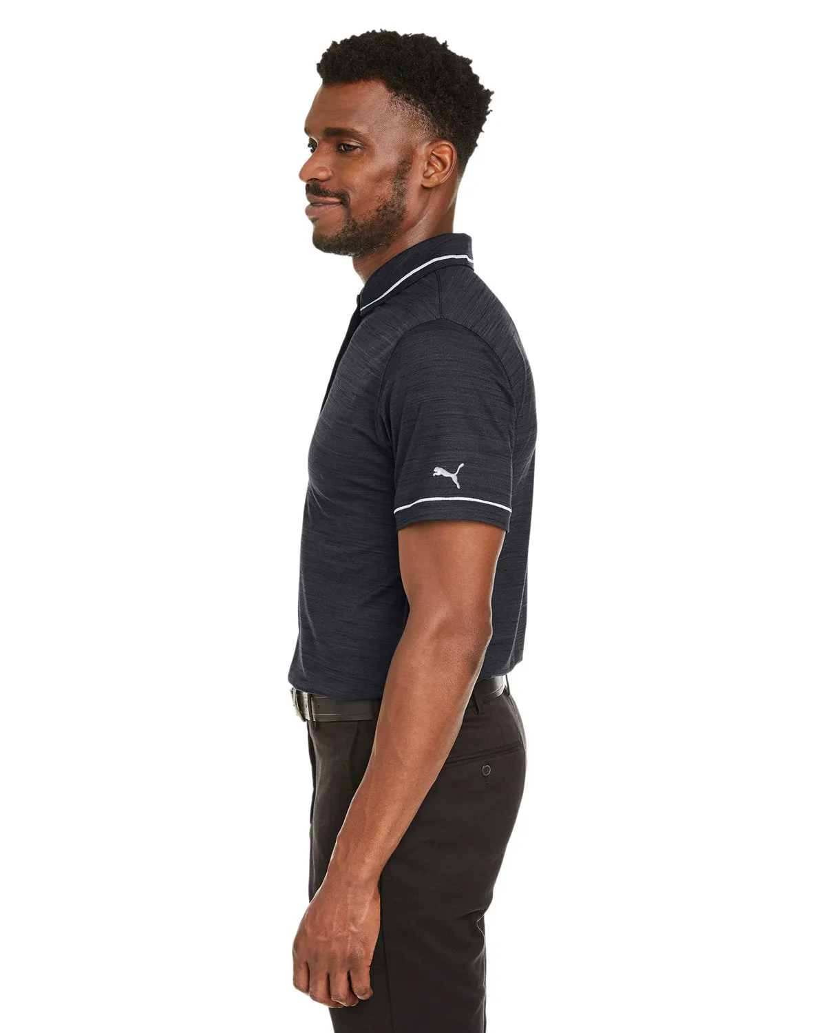Puma Cloudspun Heather Monarch Polo