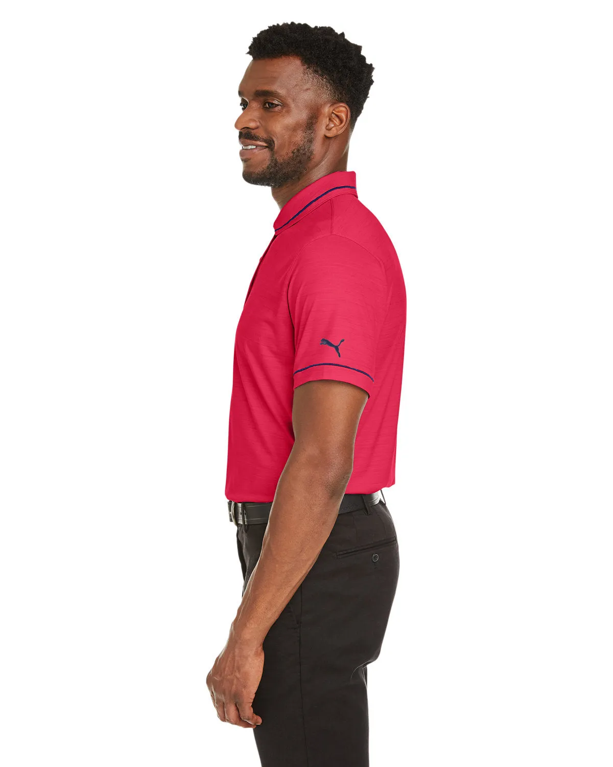 Puma Cloudspun Heather Monarch Polo