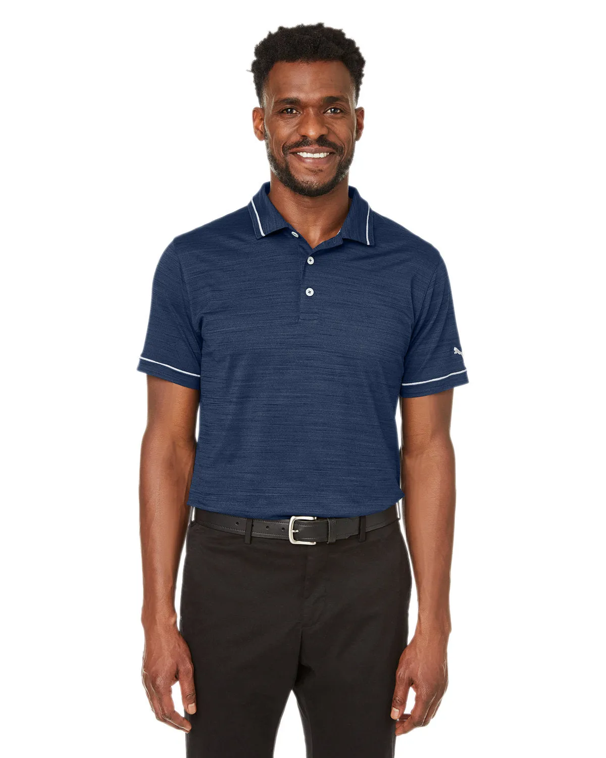 Puma Cloudspun Heather Monarch Polo