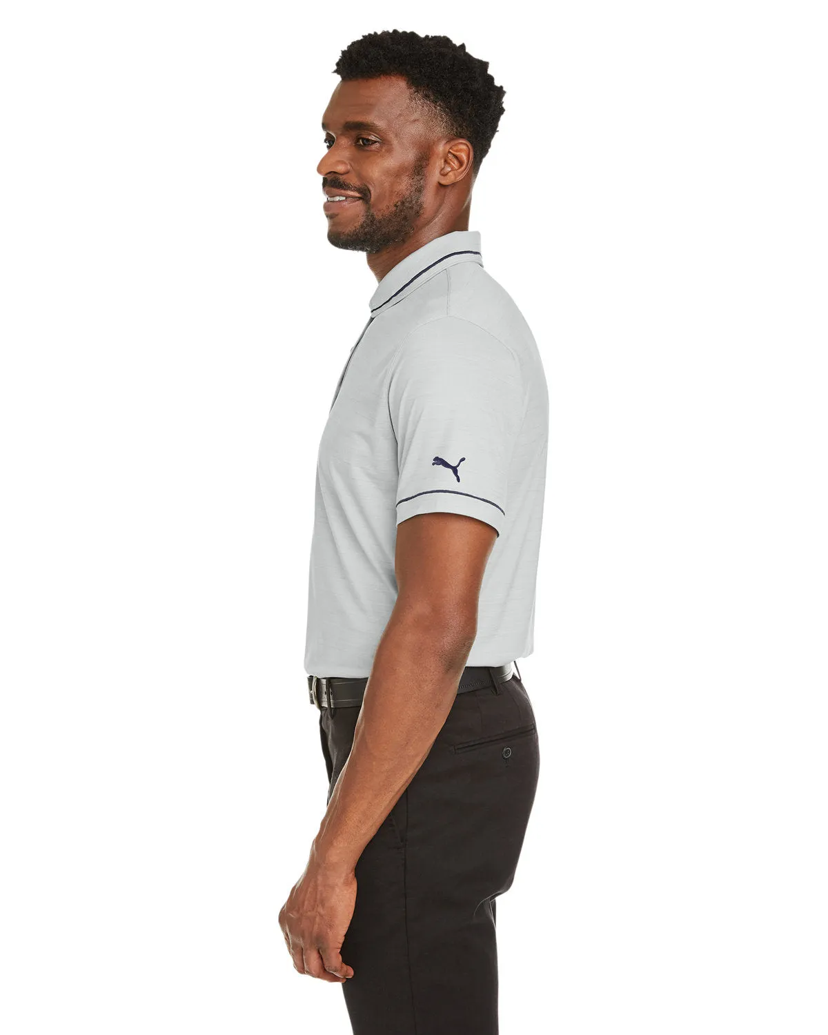 Puma Cloudspun Heather Monarch Polo