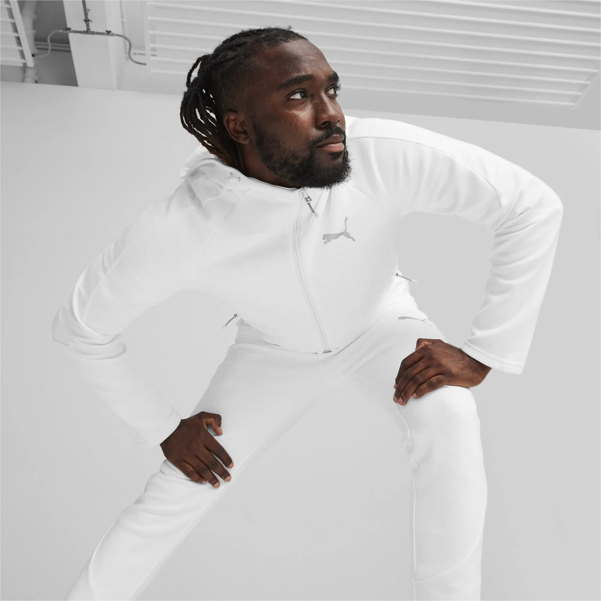 PUMA Men's EVOSTRIPE Full-Zip Hoodie