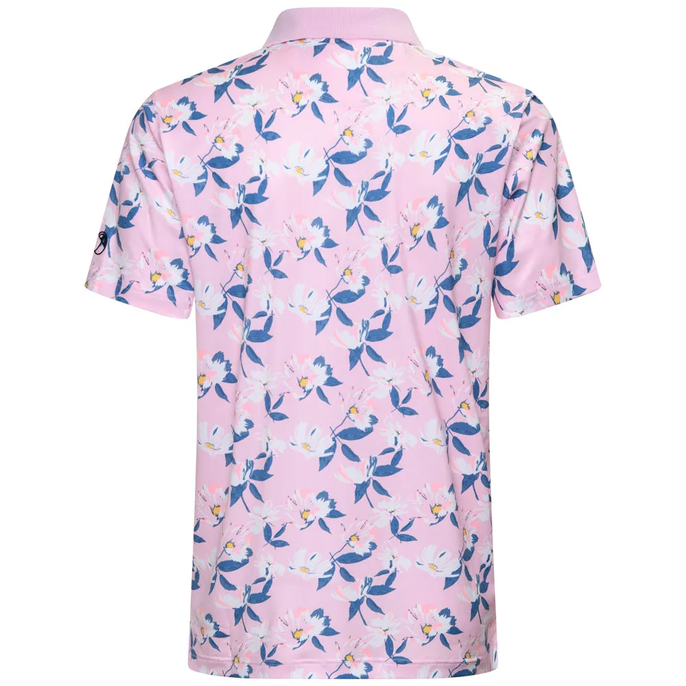 Puma X AP Spring Florals Polo Shirt - Pale Pink