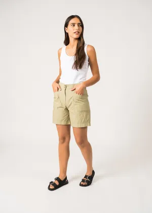 Short en toile Anna -  poches (AMANDIER)