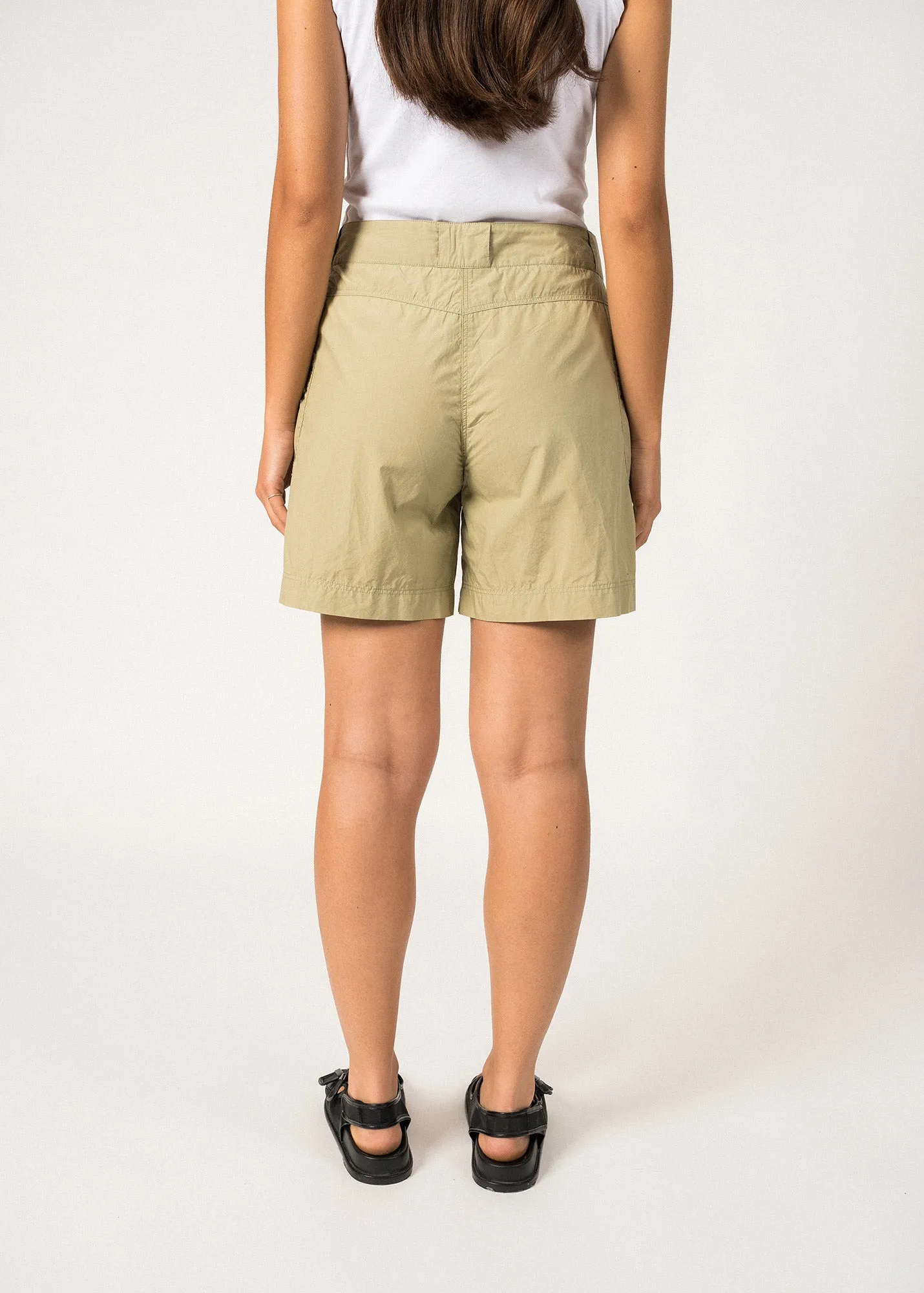 Short en toile Anna -  poches (AMANDIER)