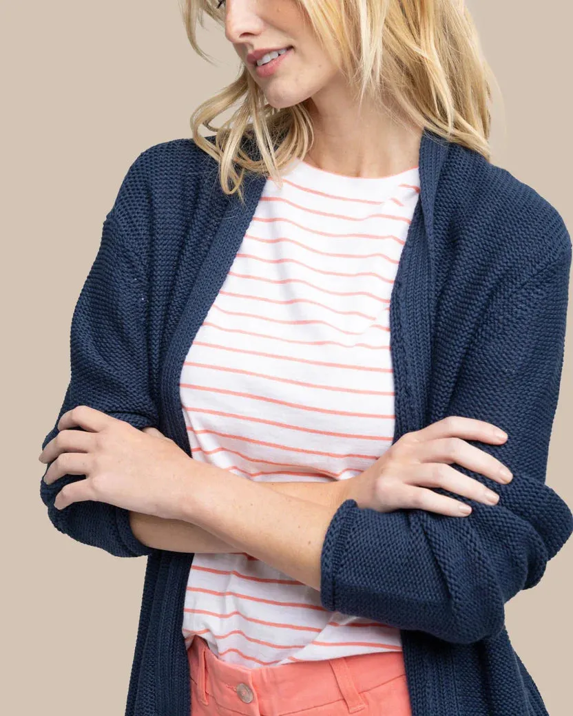 Southern Tide Women's Marren Cardigan - Dress Blue