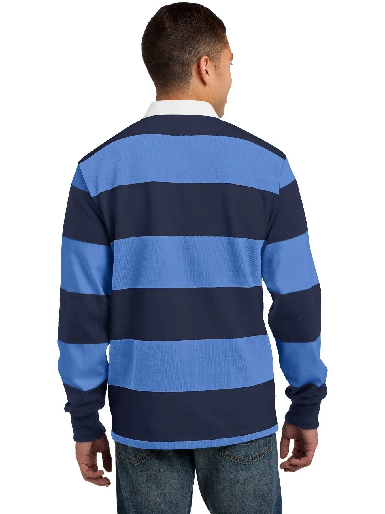 Sport-Tek Classic Long Sleeve Rugby Polo