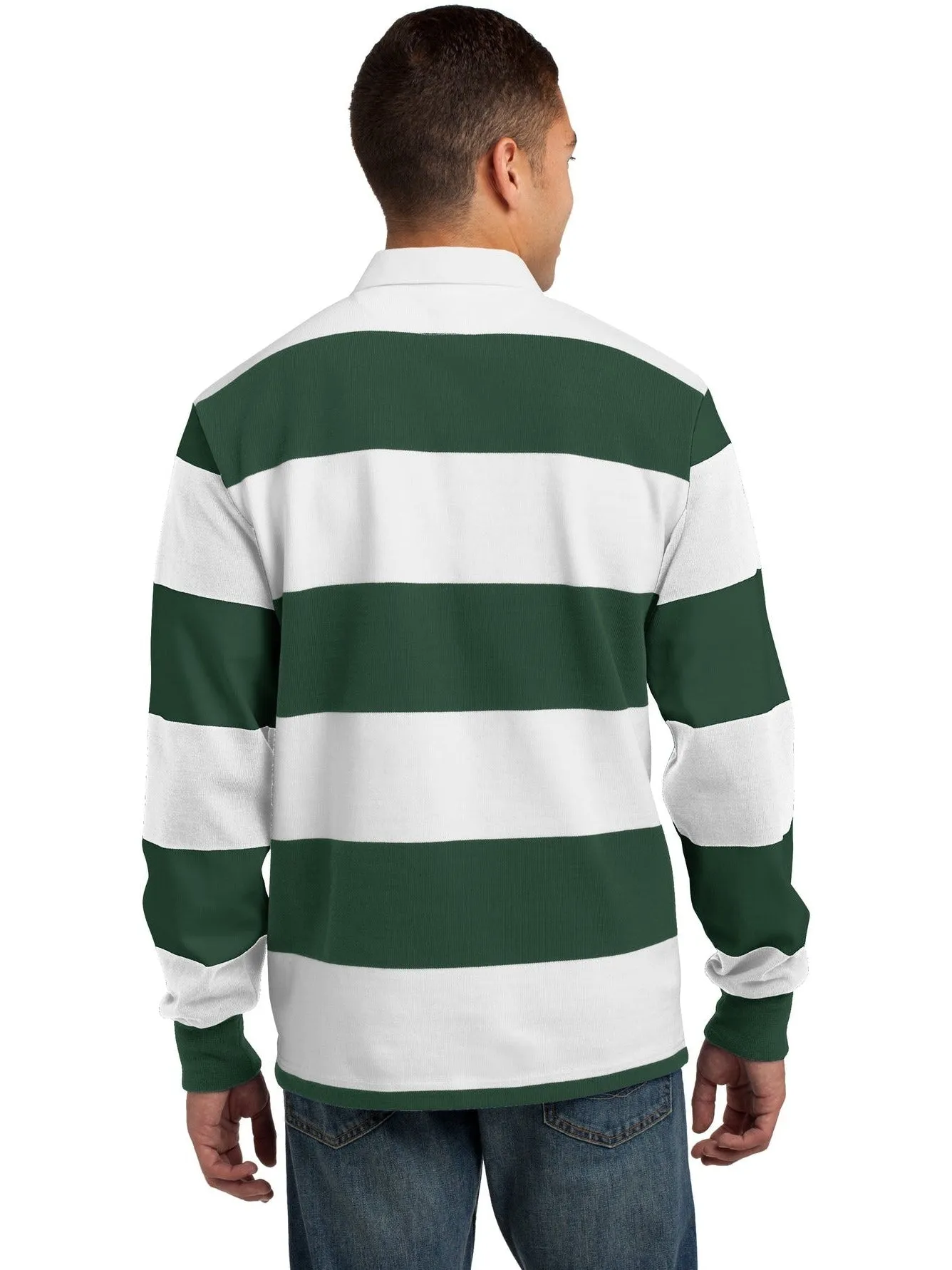 Sport-Tek Classic Long Sleeve Rugby Polo