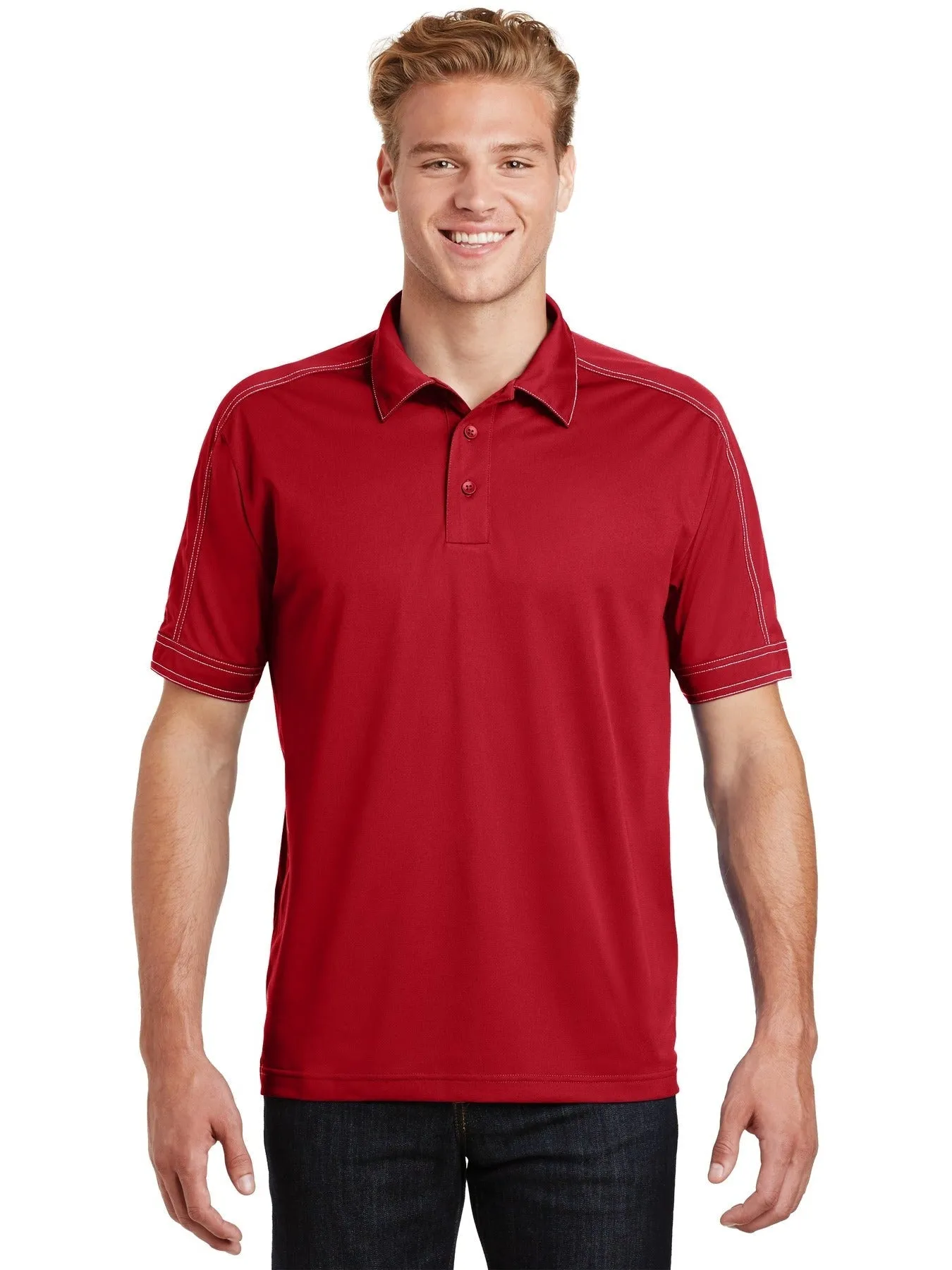 Sport-Tek Contrast Stitch Sport-Wick Polo