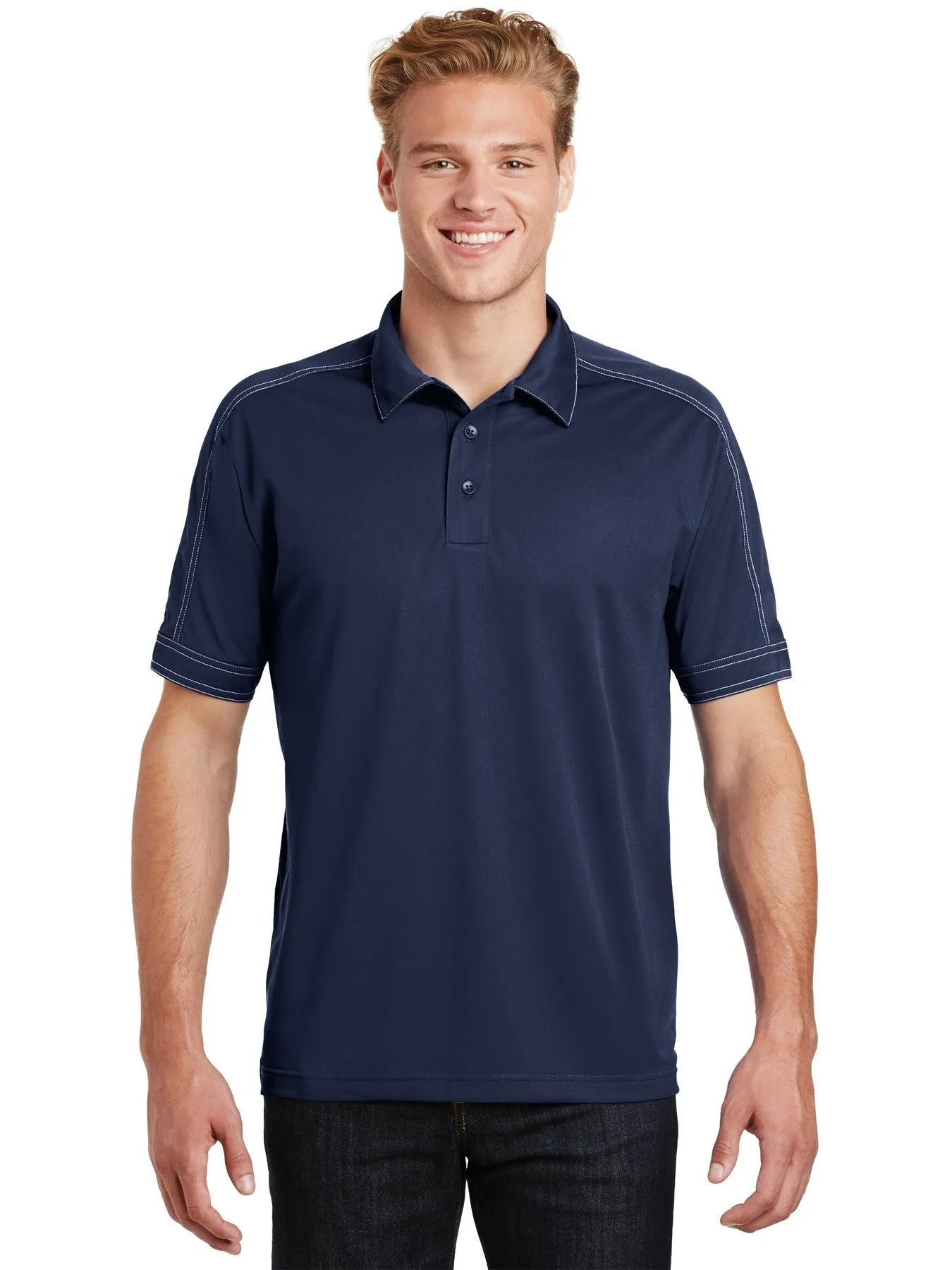 Sport-Tek Contrast Stitch Sport-Wick Polo