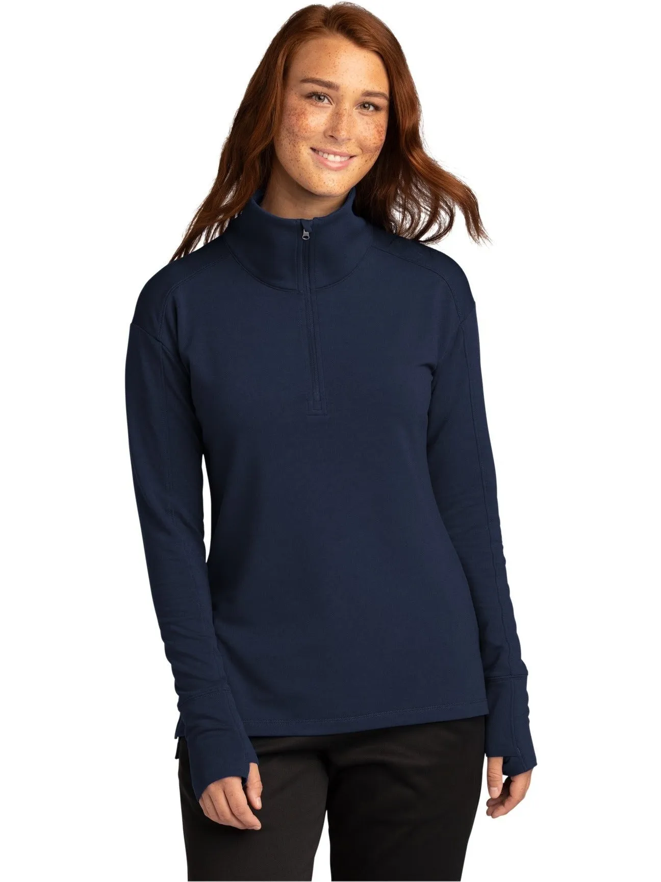 Sport-Tek Ladies Sport-Wick Flex Fleece 1/4-Zip
