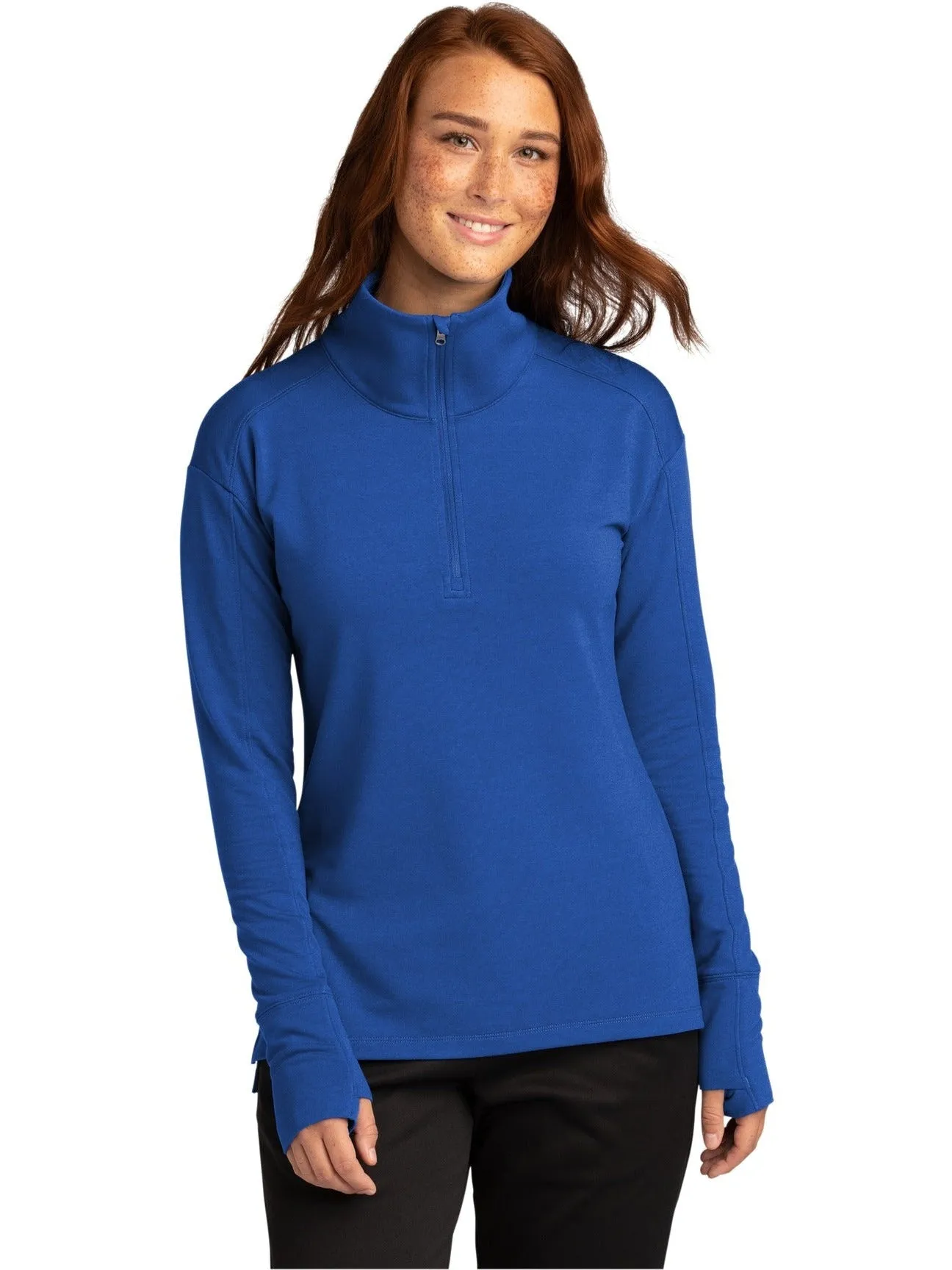 Sport-Tek Ladies Sport-Wick Flex Fleece 1/4-Zip