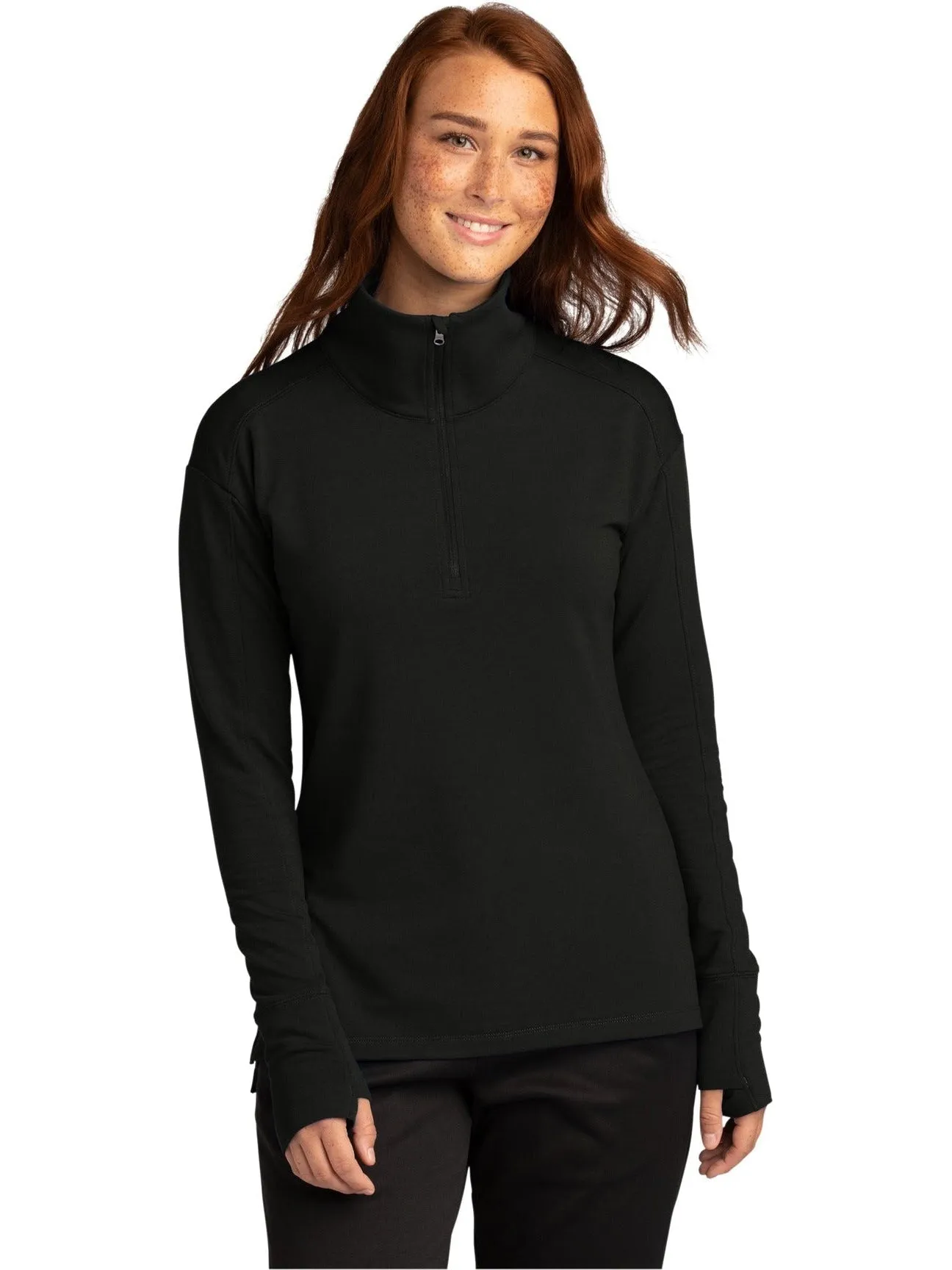 Sport-Tek Ladies Sport-Wick Flex Fleece 1/4-Zip