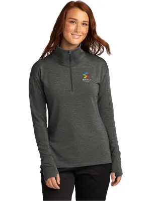 Sport-Tek Ladies Sport-Wick Flex Fleece 1/4-Zip