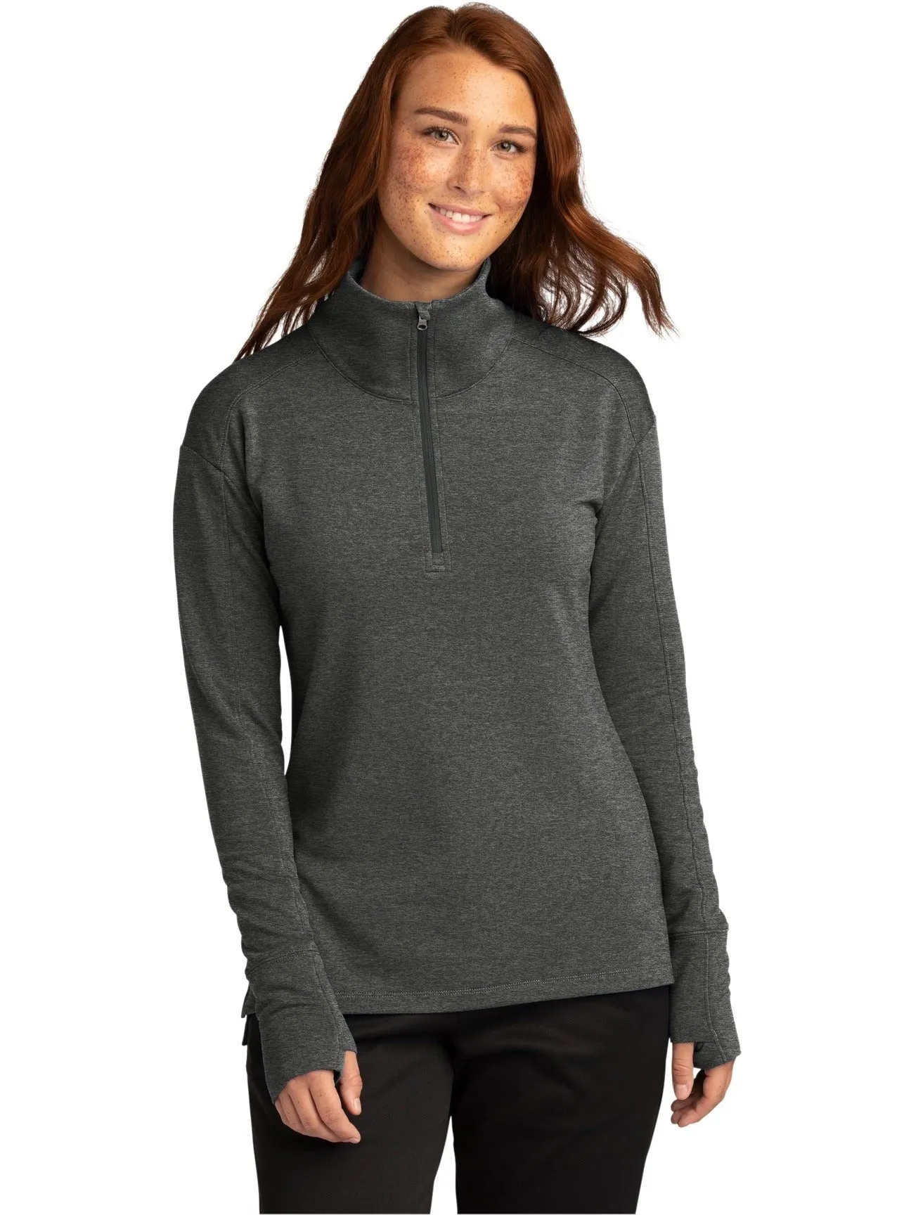 Sport-Tek Ladies Sport-Wick Flex Fleece 1/4-Zip