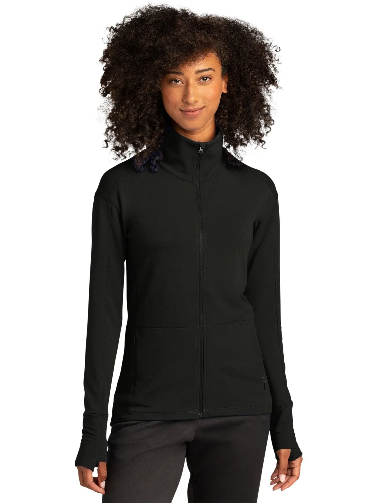 Sport-Tek Ladies Sport-Wick Flex Fleece Full-Zip