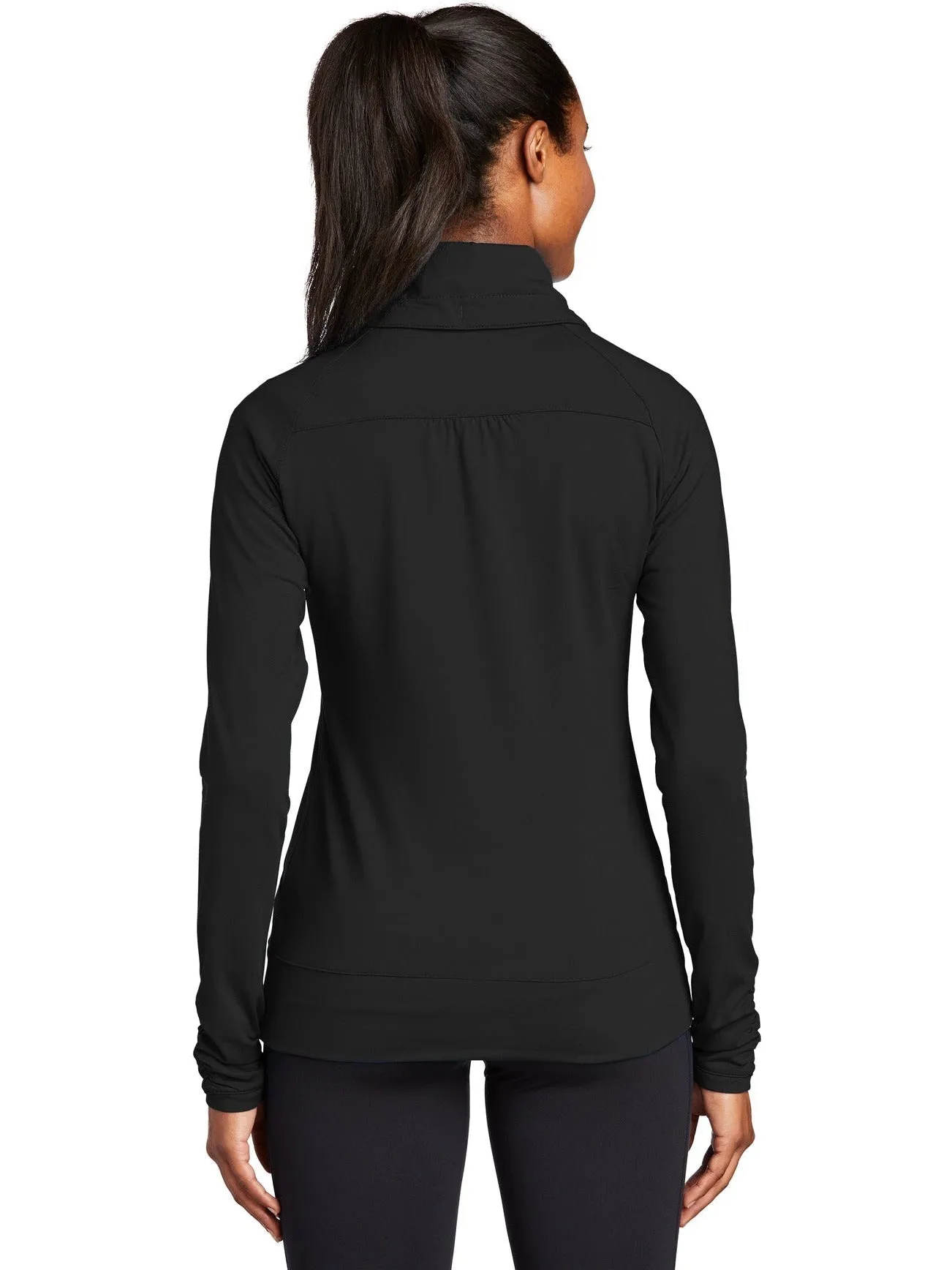 Sport-Tek Ladies Sport-Wick Stretch Full-Zip